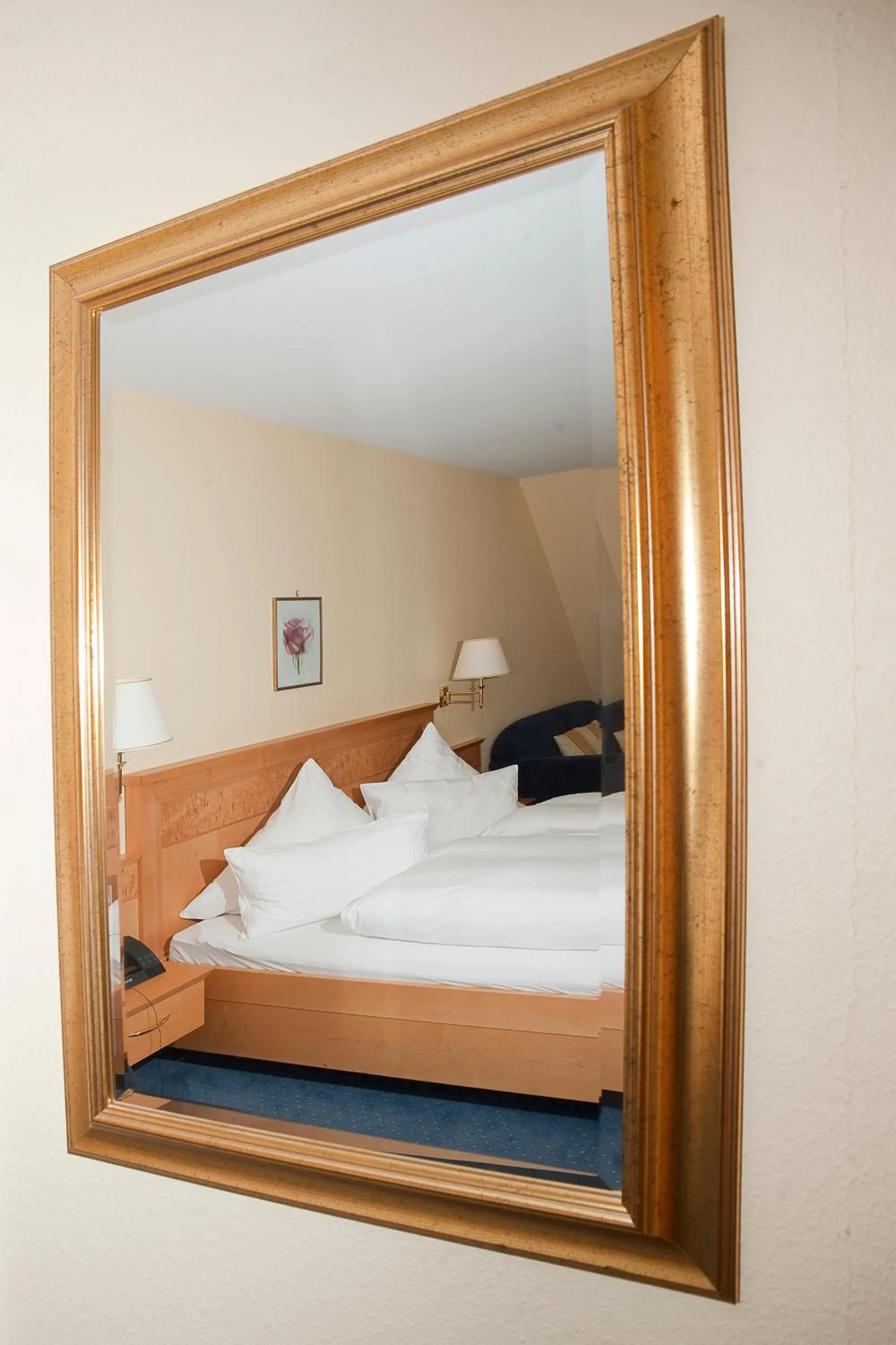 Decorative detail, Bed in Hotel Springiersbacher-Hof