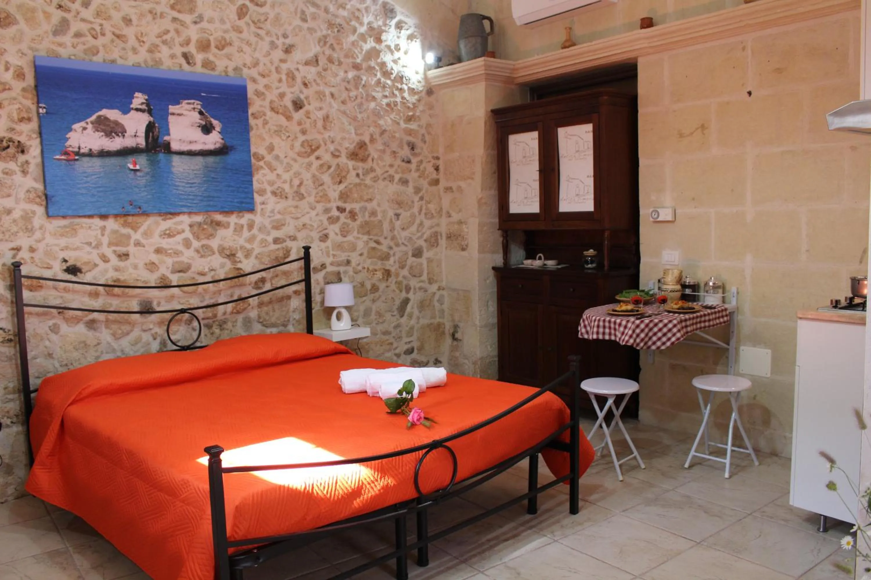 Bed in Antica Dimora del Salento