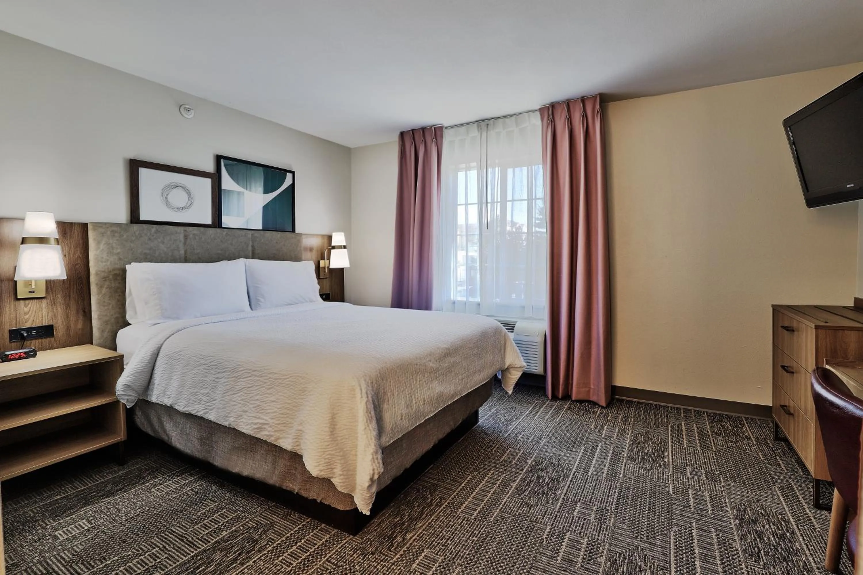 Photo of the whole room, Bed in Staybridge Suites - Albuquerque Airport by IHG