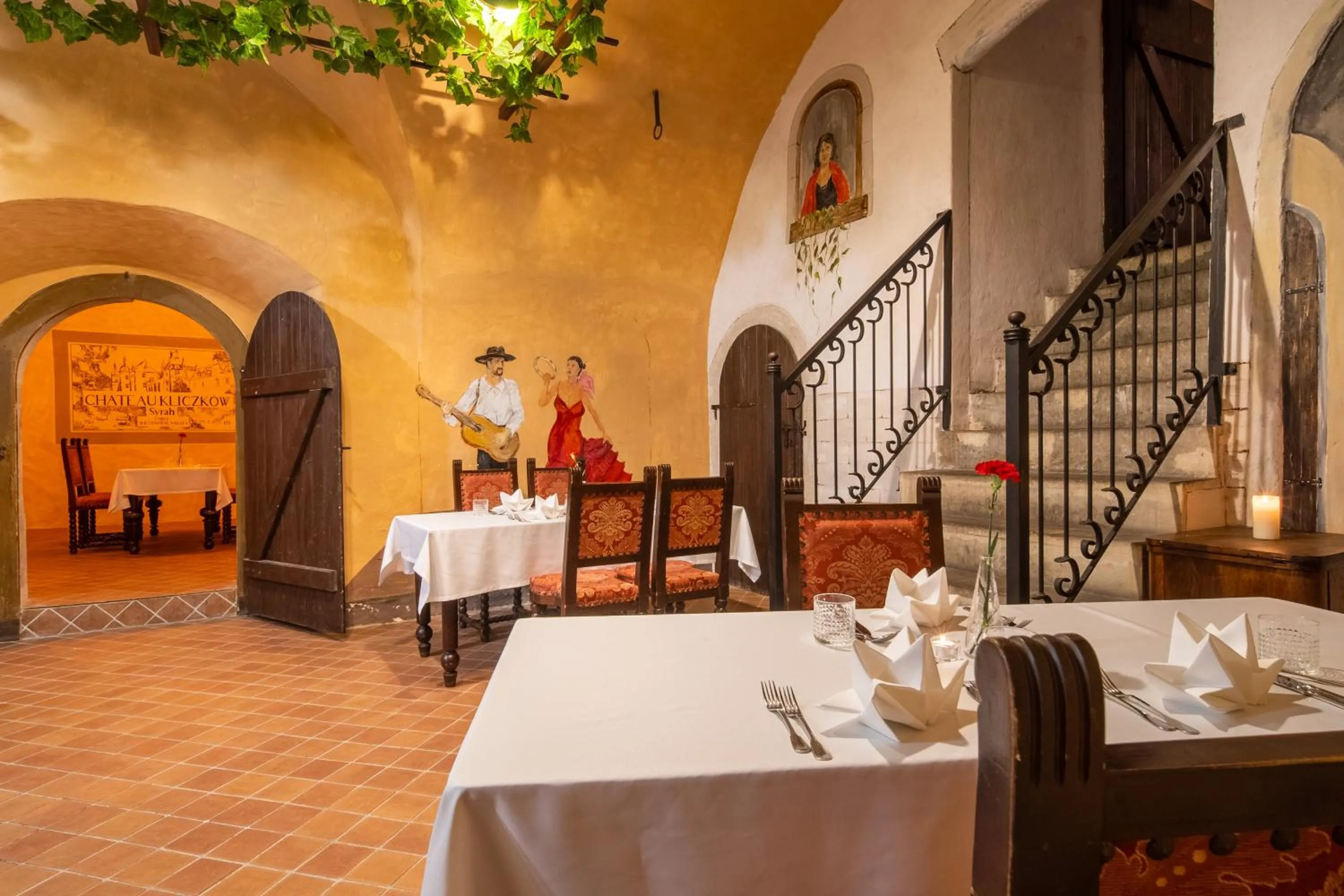 Seating area in Zamek Kliczków