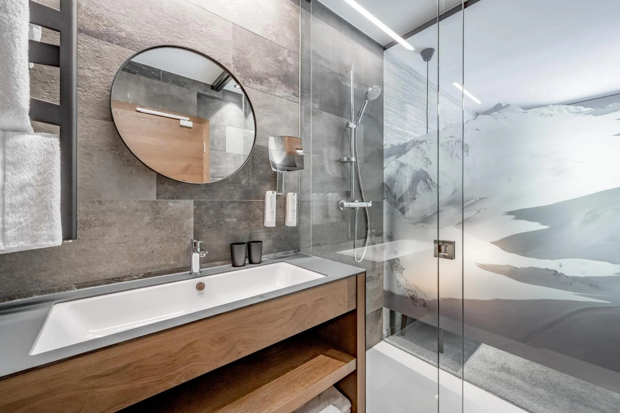 Bathroom in Hotel Tyrolerhof