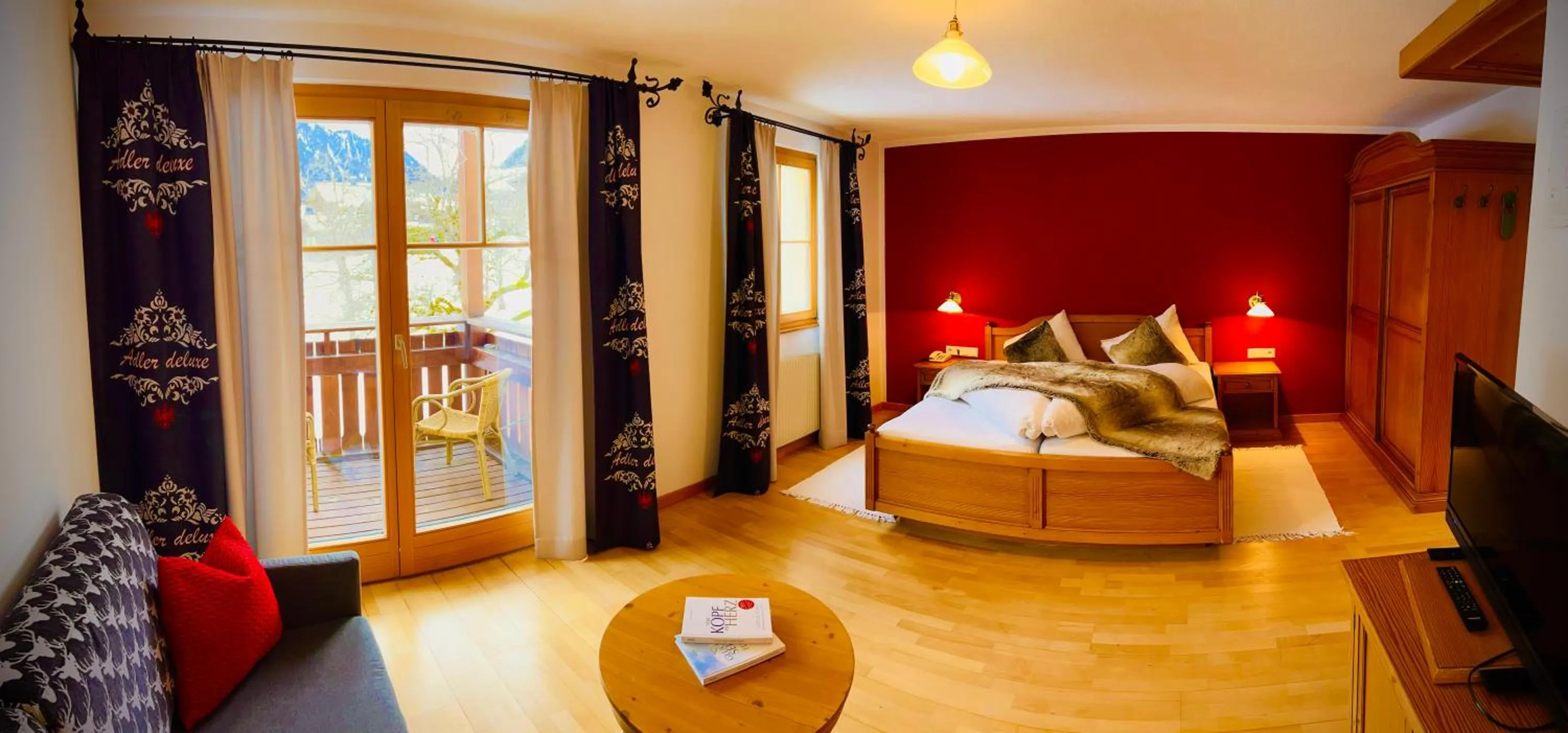 Photo of the whole room, Bed in Hotel Gasthof Adler