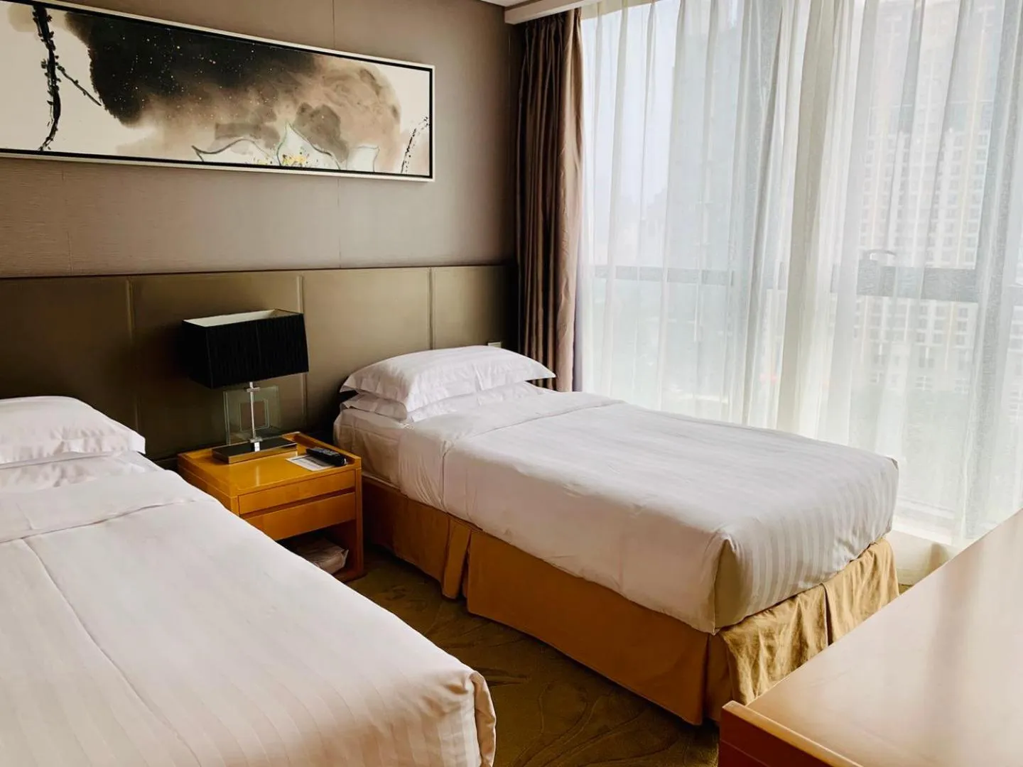 Bedroom, Bed in Ascott Raffles City Beijing