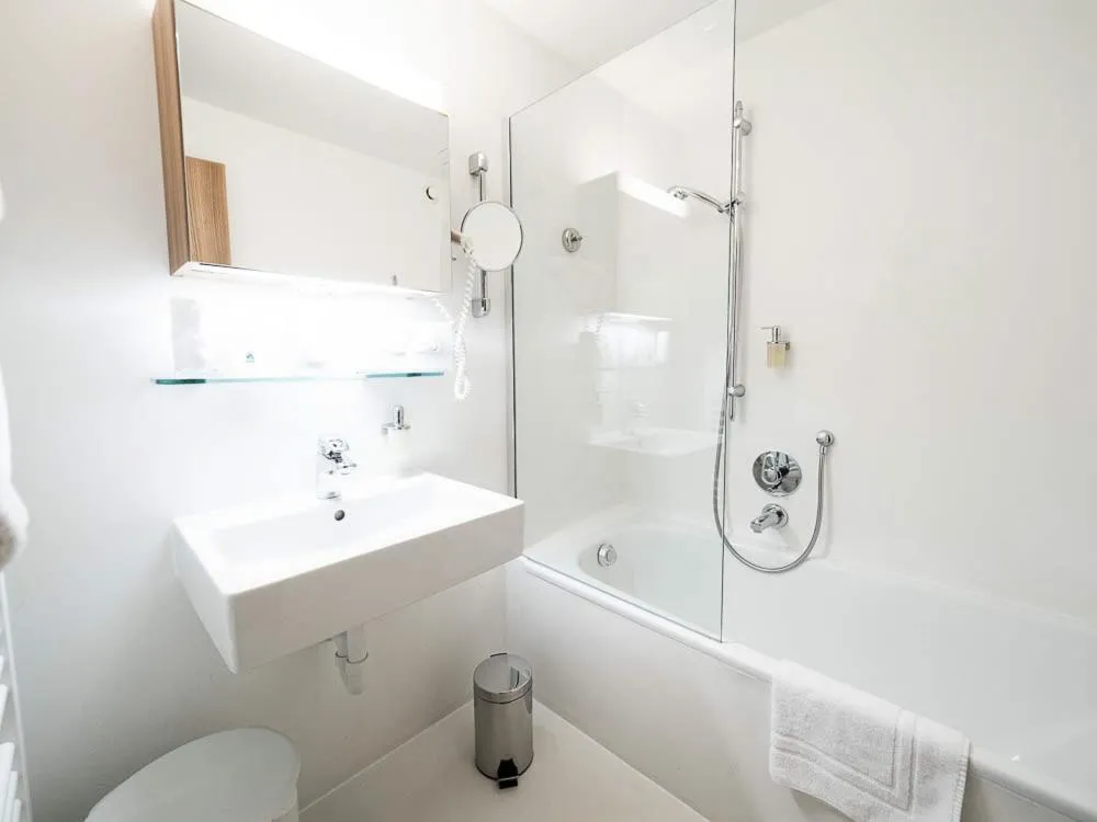 Bathroom in Hotel Krone in Au