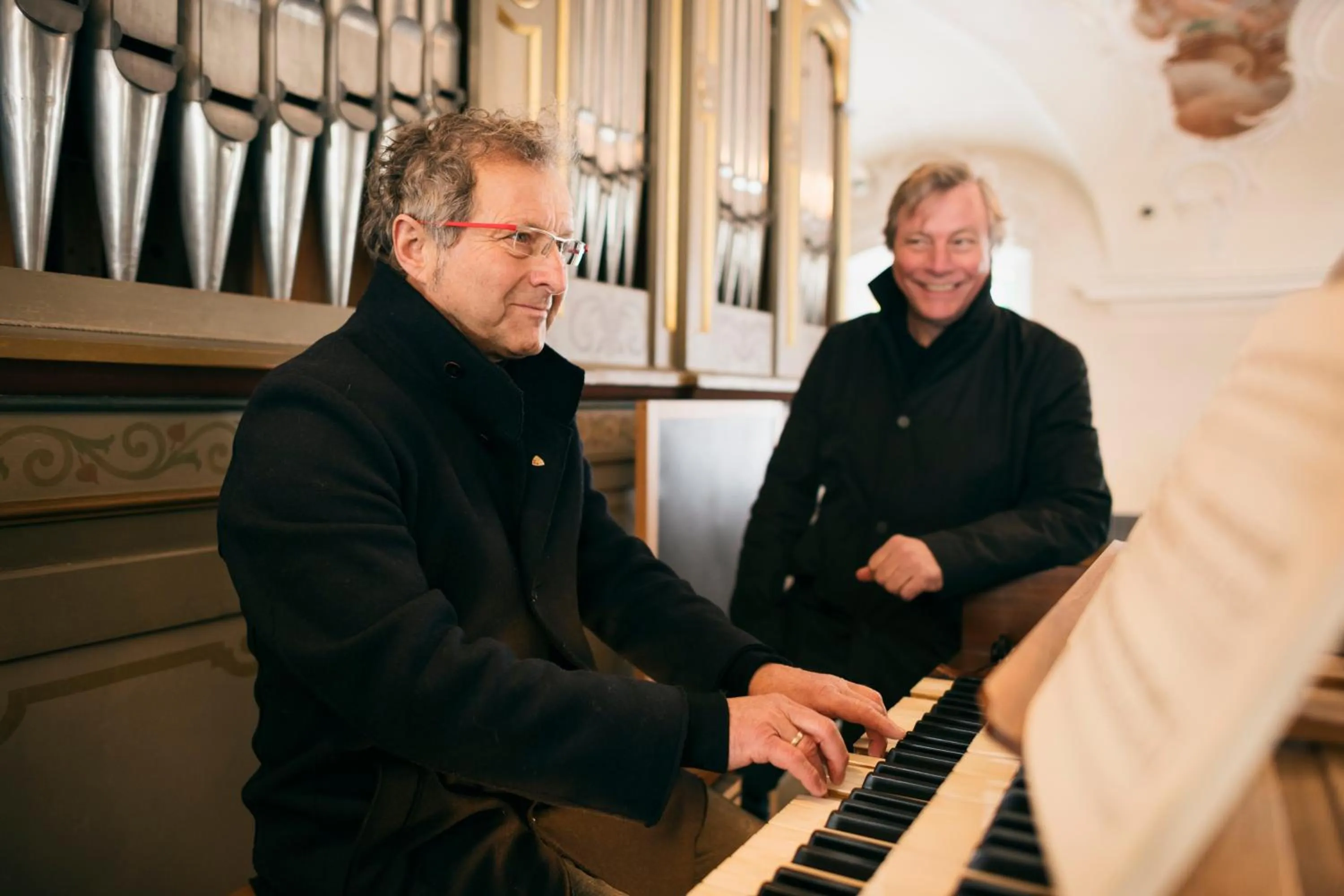 People in Hotel Krone in Au