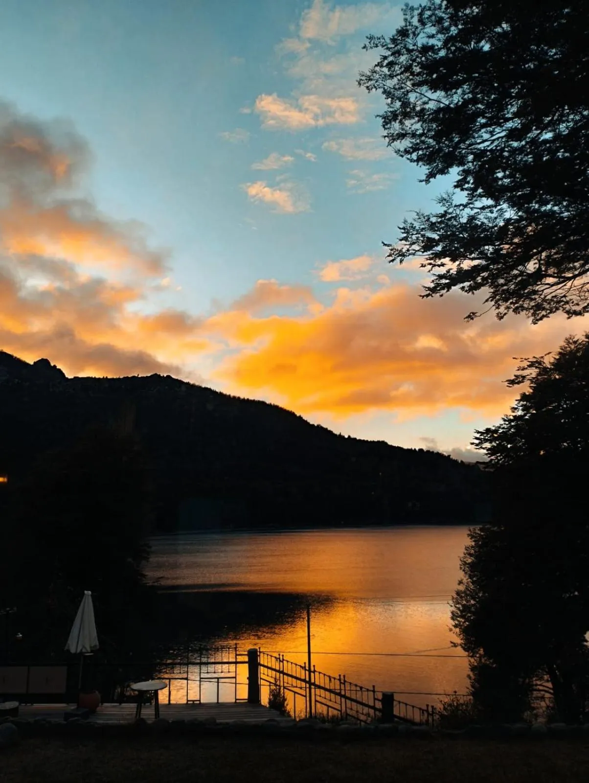 Lake view in Hosteria El Condado