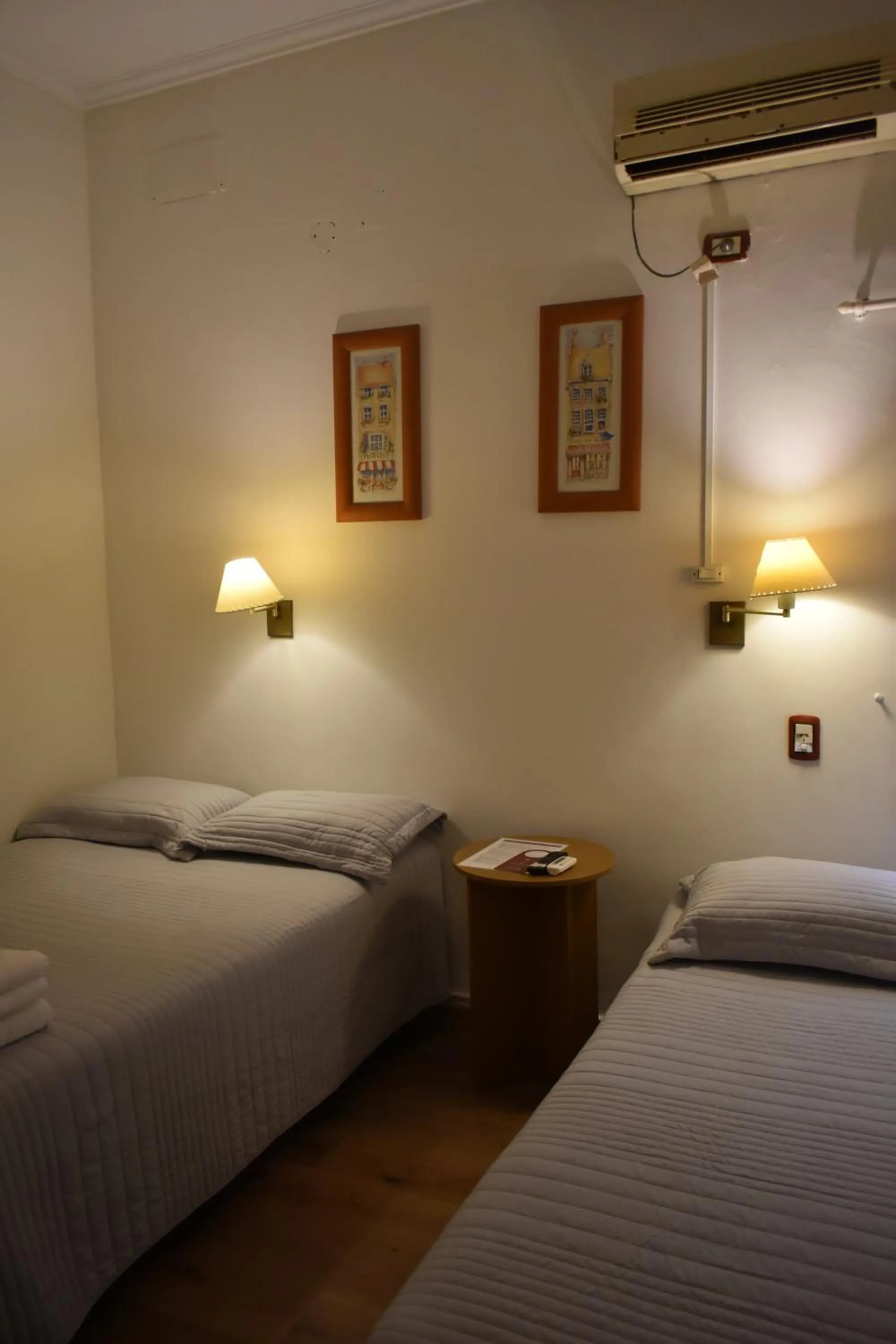 Bed in Hotel Frossard