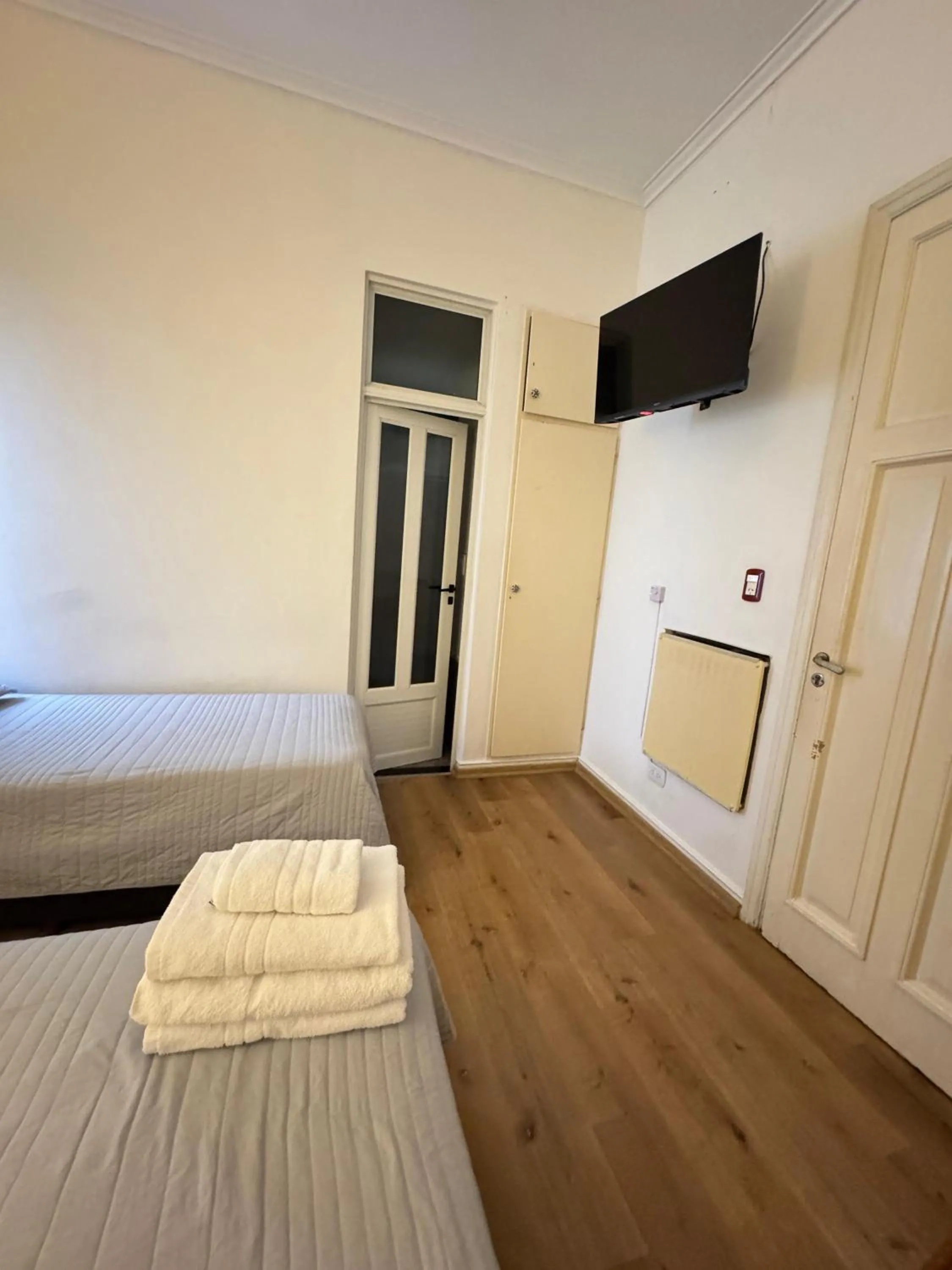 Bed in Hotel Frossard