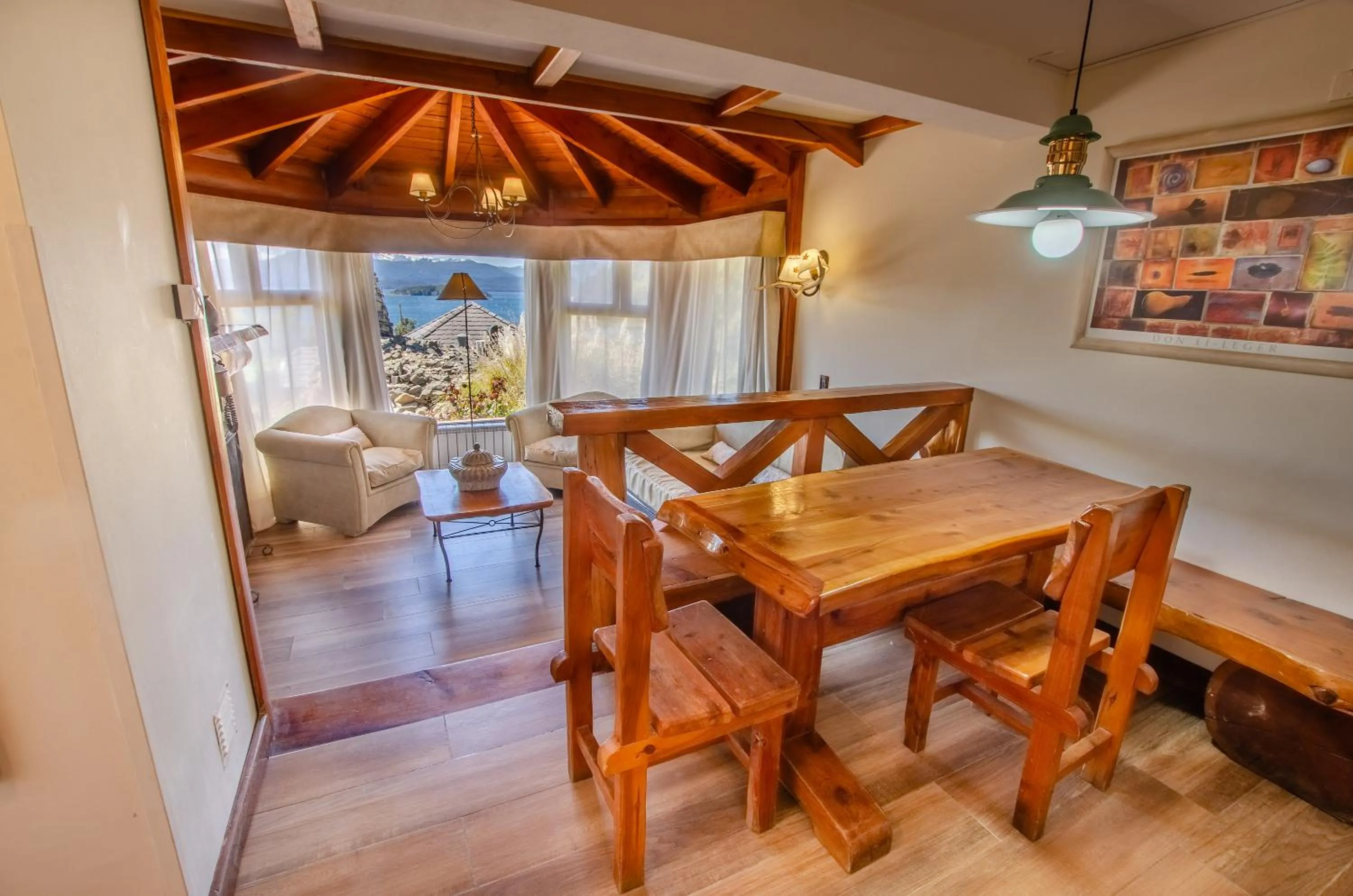 Seating area in Nido del Cóndor Hotel & Spa