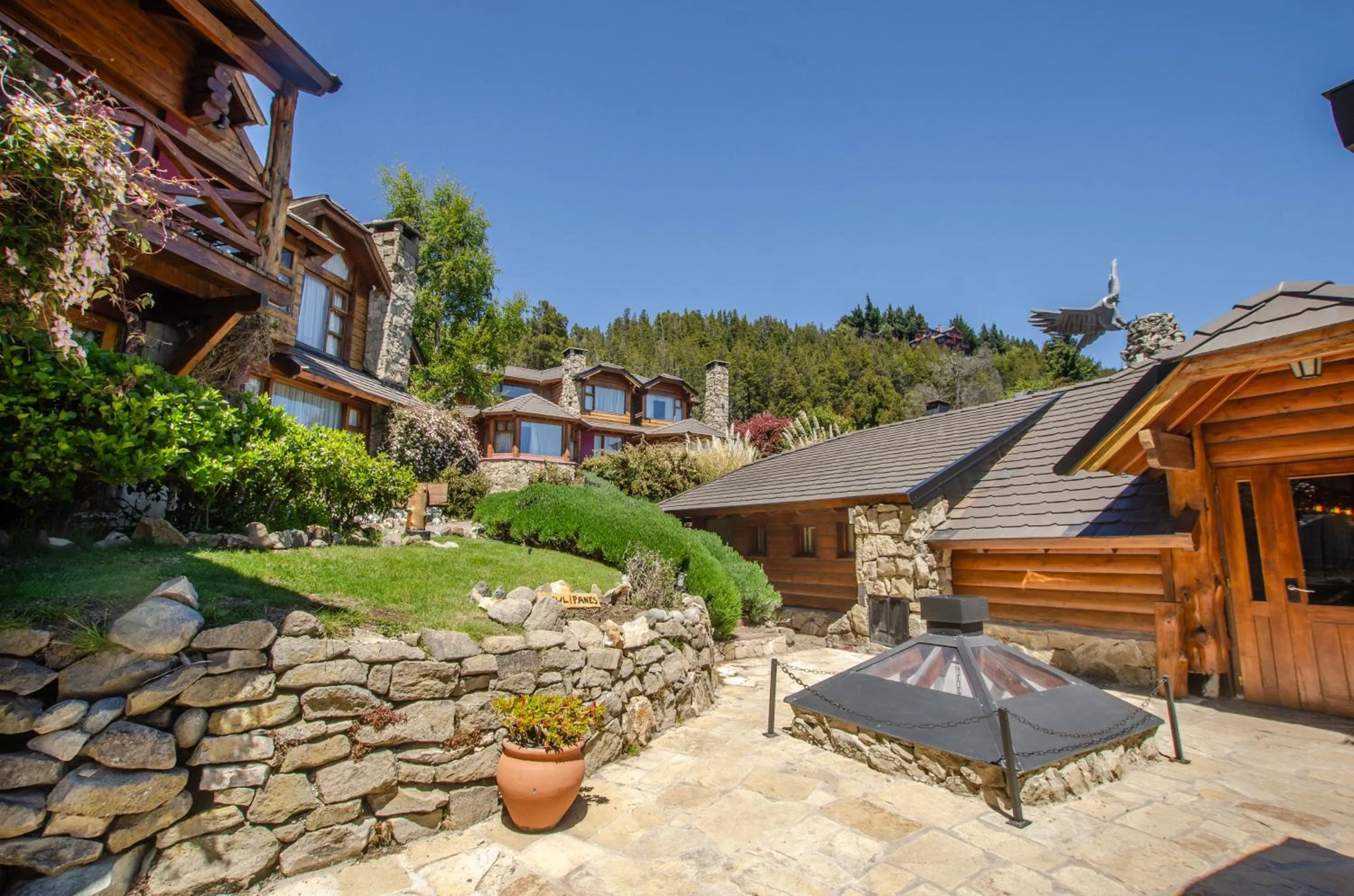Garden view in Nido del Cóndor Hotel & Spa