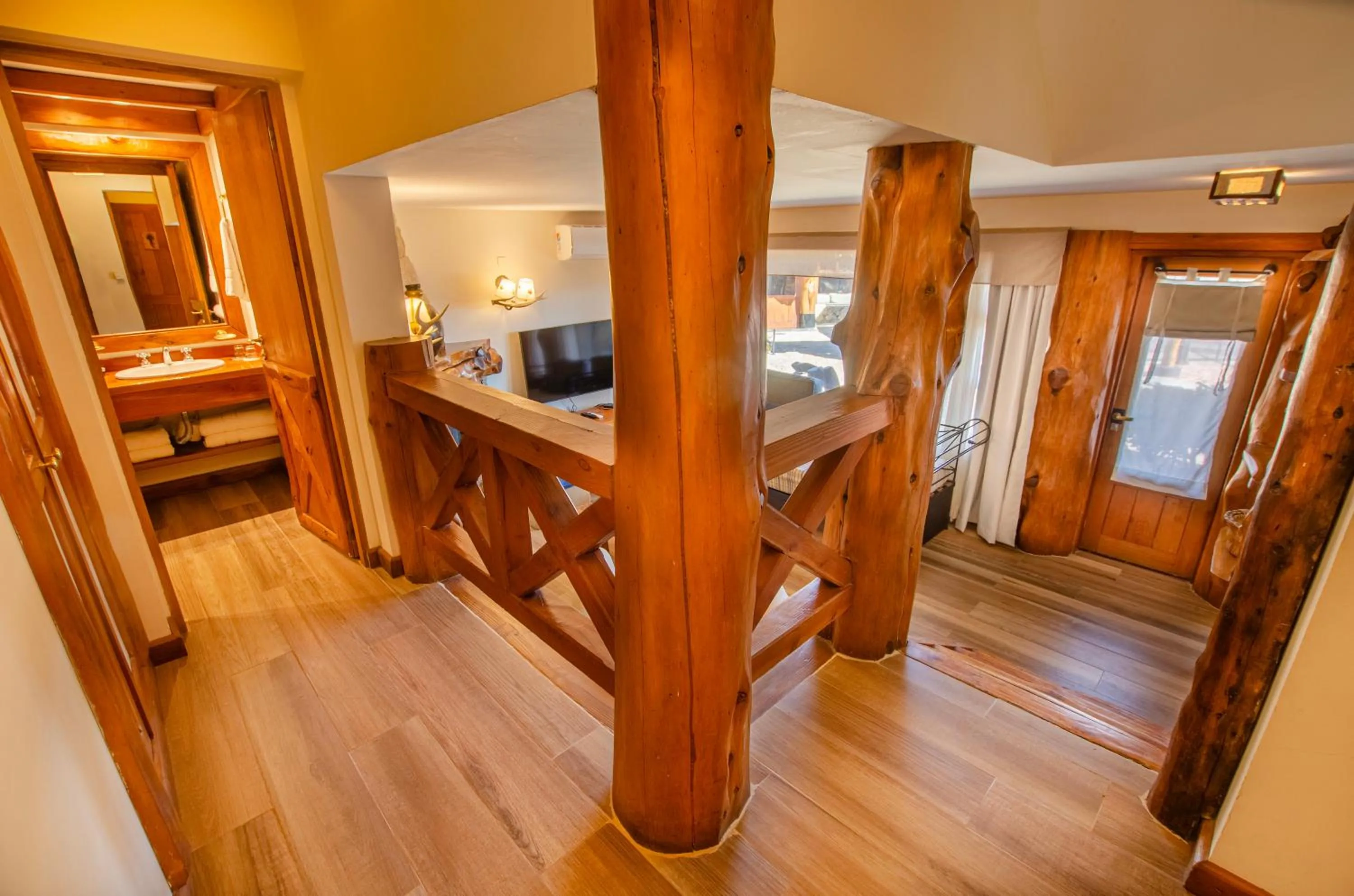 Bed in Nido del Cóndor Hotel & Spa