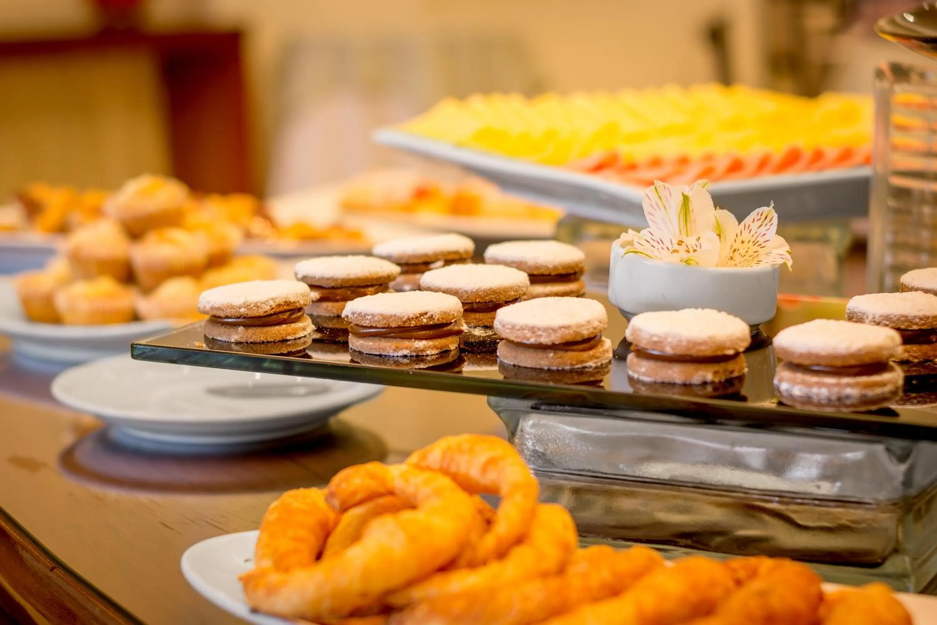 Buffet breakfast in Hotel Iruña