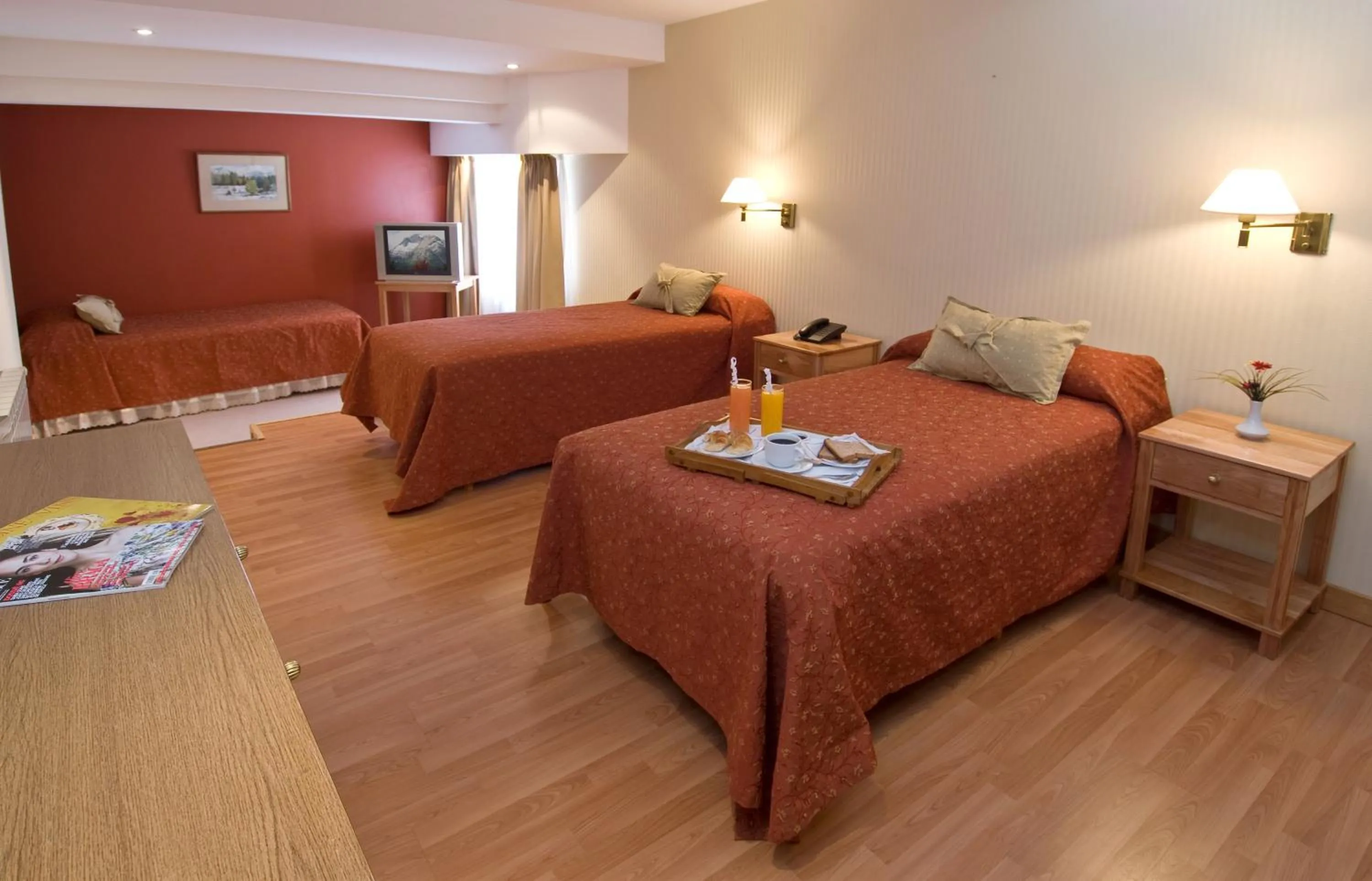 Winter, Bed in Hotel Nahuel Huapi