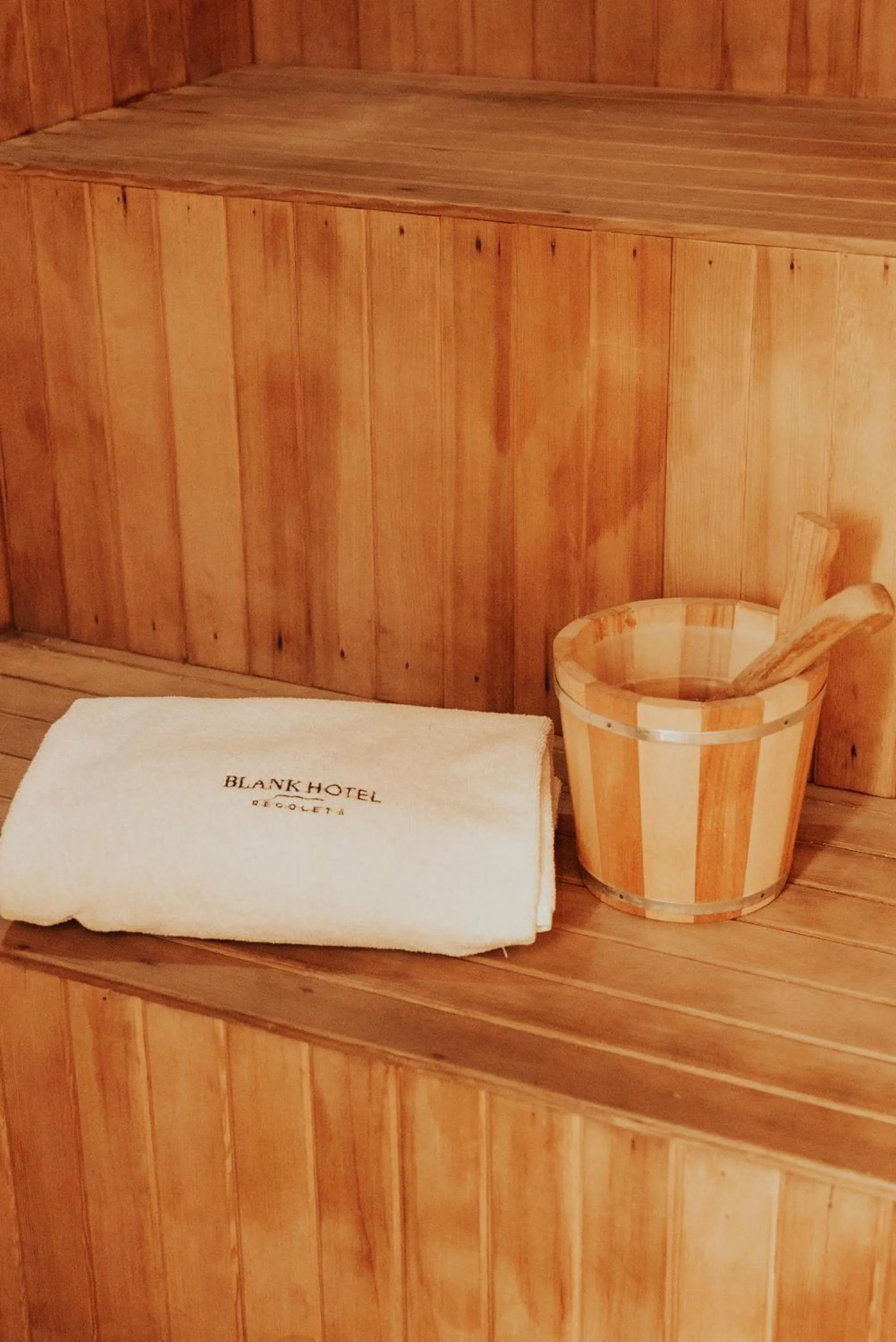 Sauna in Blank Hotel Recoleta