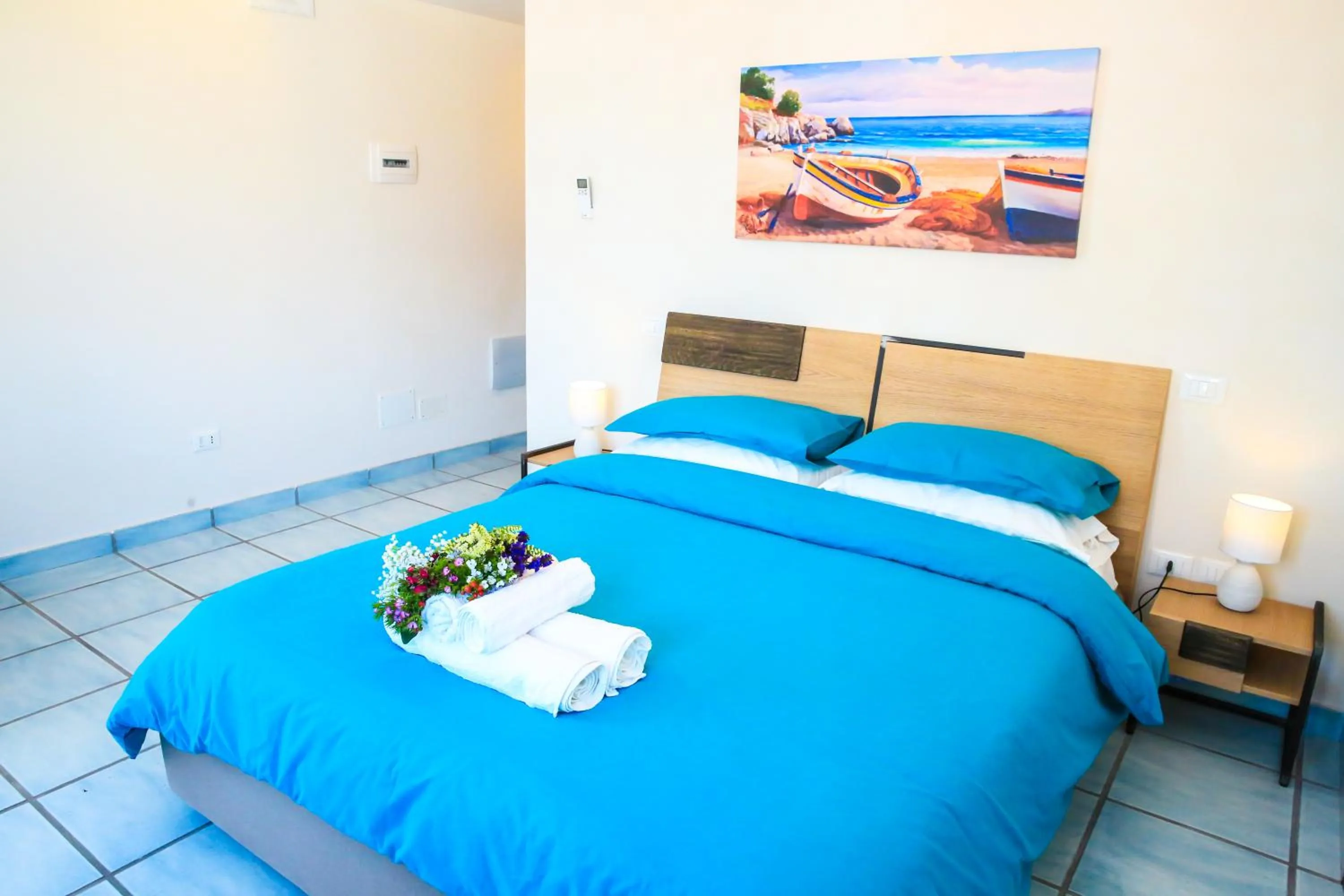 Bed in Il Viaggiatore Gaeta Medievale B&B