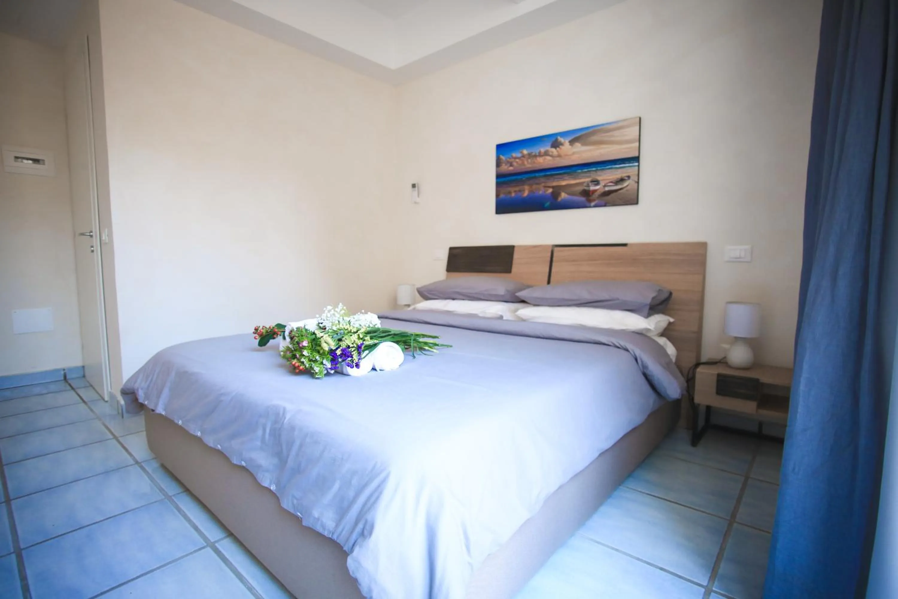 Bed in Il Viaggiatore Gaeta Medievale B&B