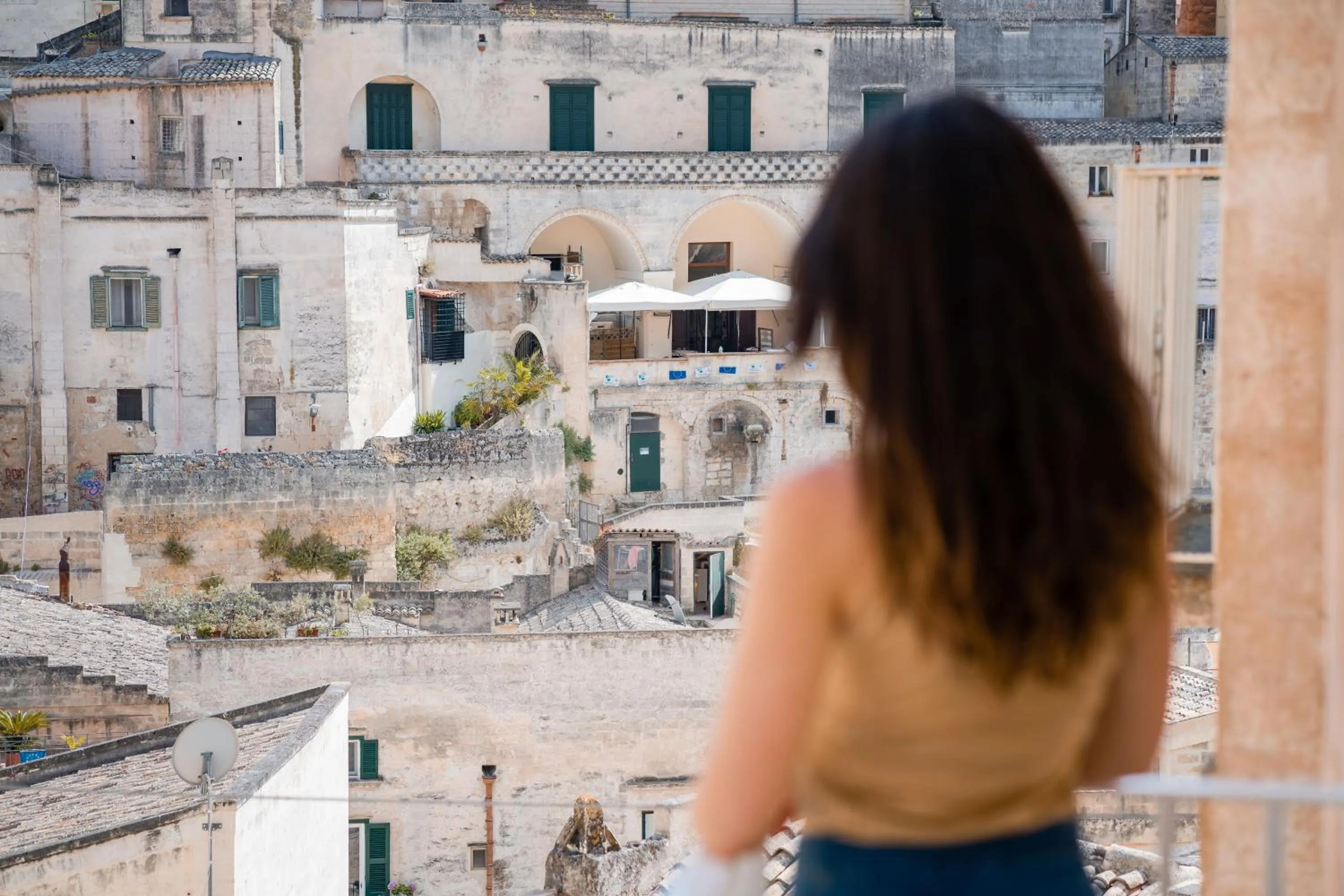 City view in La Casa di Ele