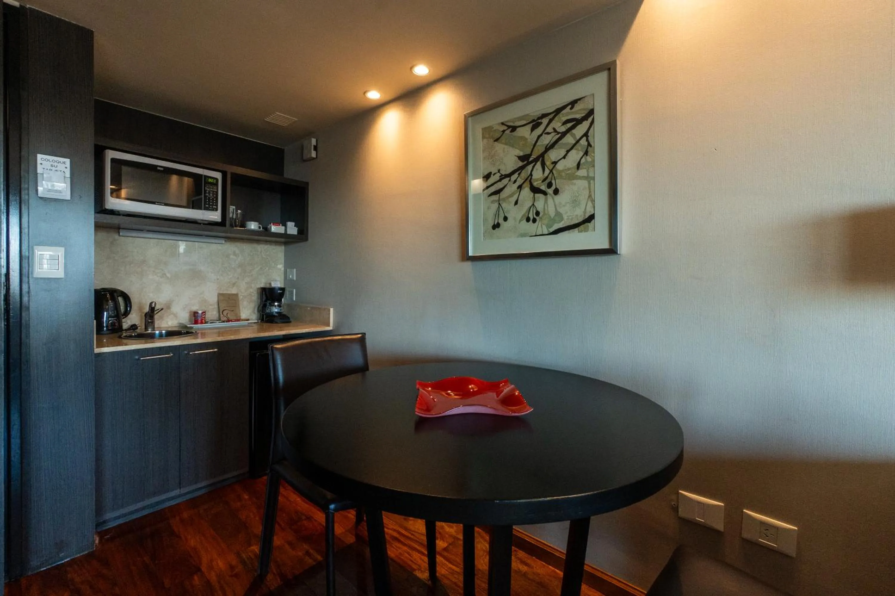 Kitchen or kitchenette in Urban Suites Recoleta Boutique Hotel
