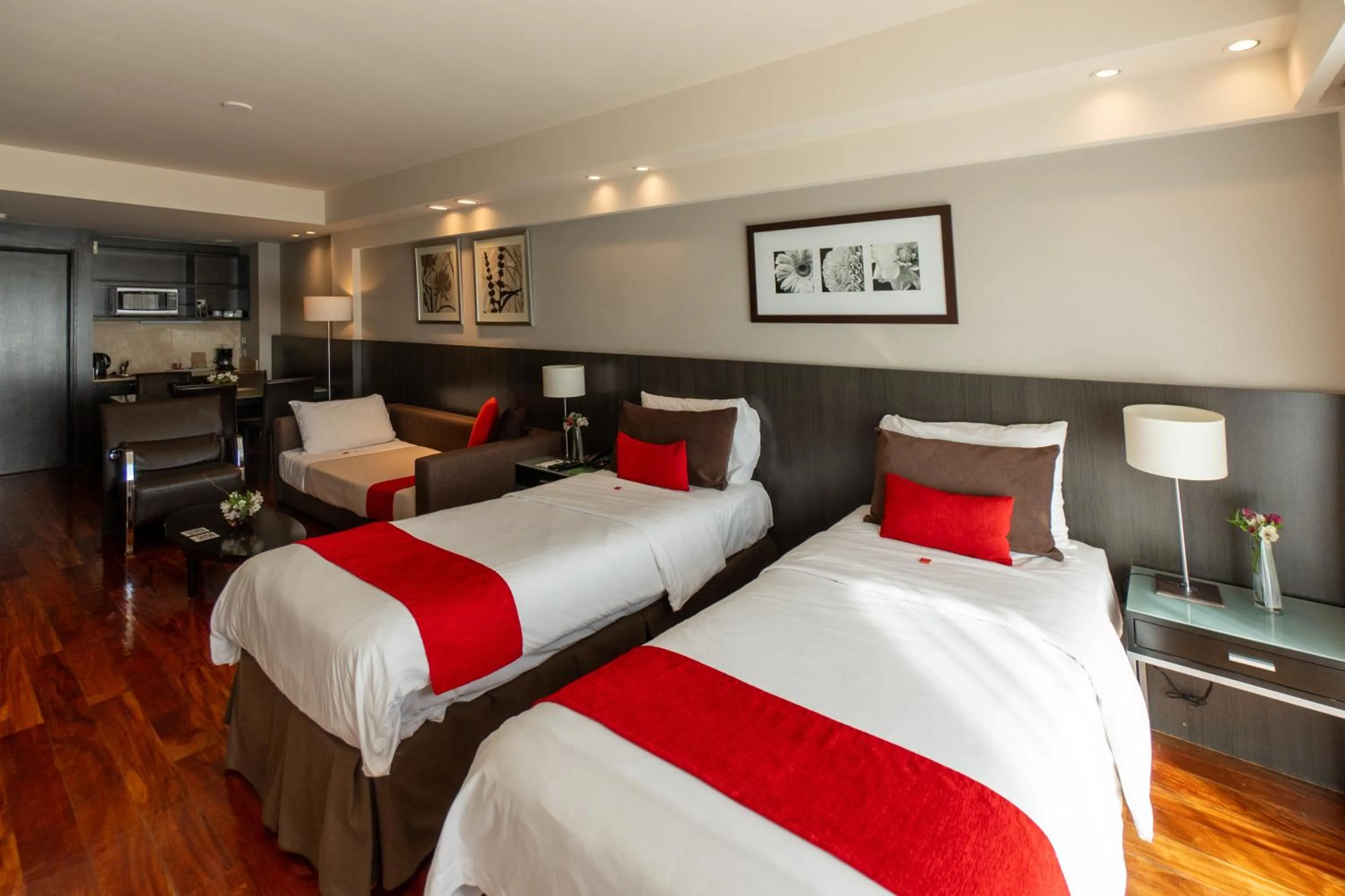 Bed in Urban Suites Recoleta Boutique Hotel