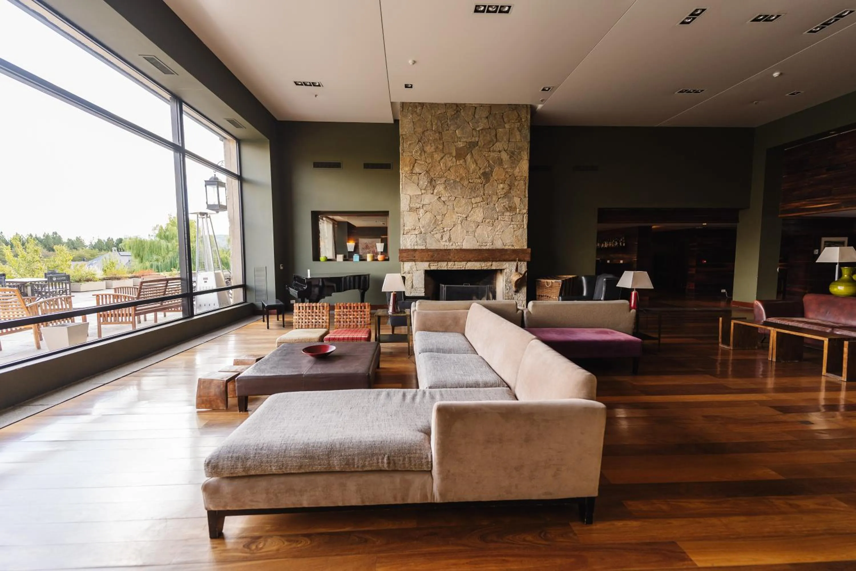 Living room in Loi Suites Chapelco Hotel