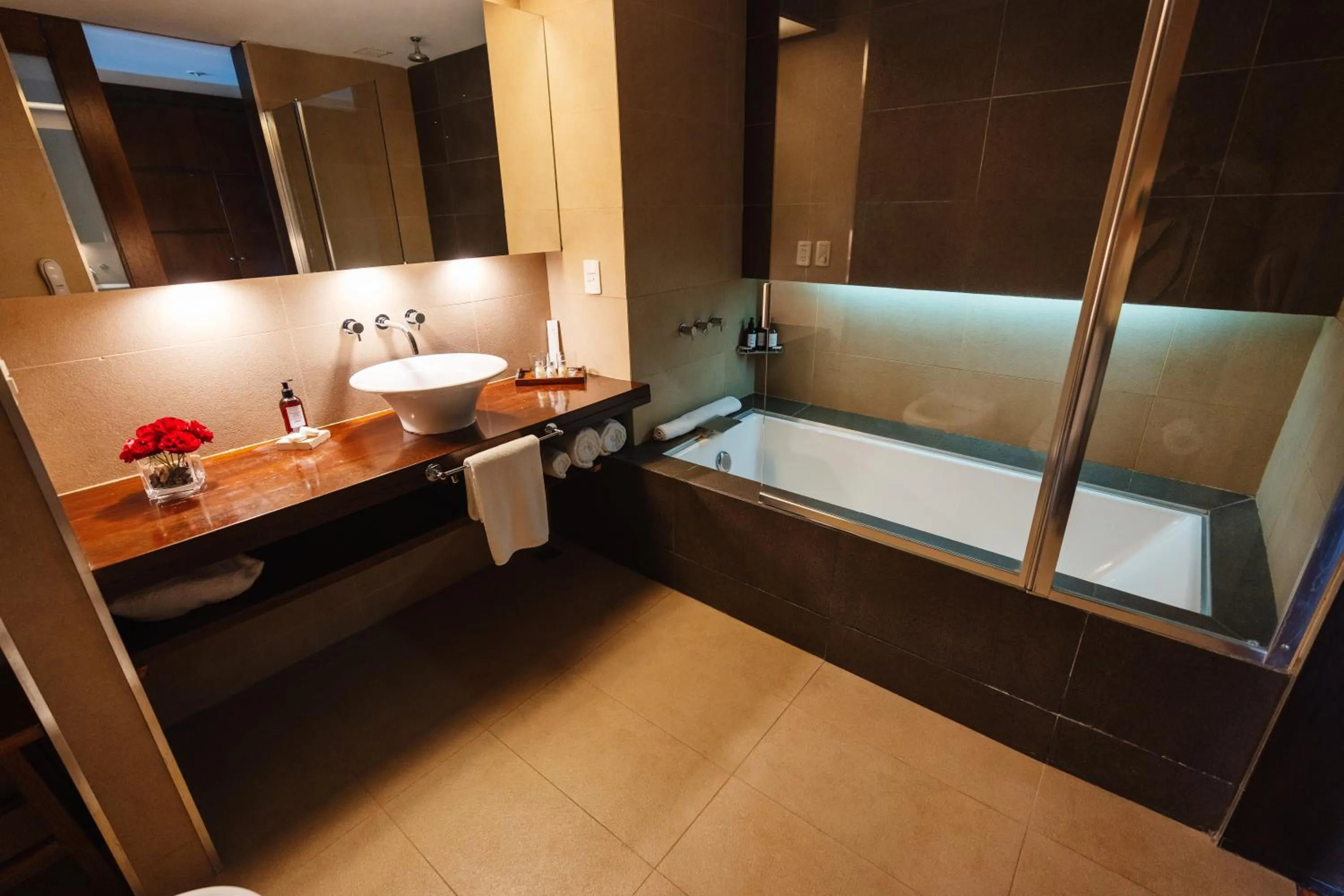 Toilet in Loi Suites Chapelco Hotel