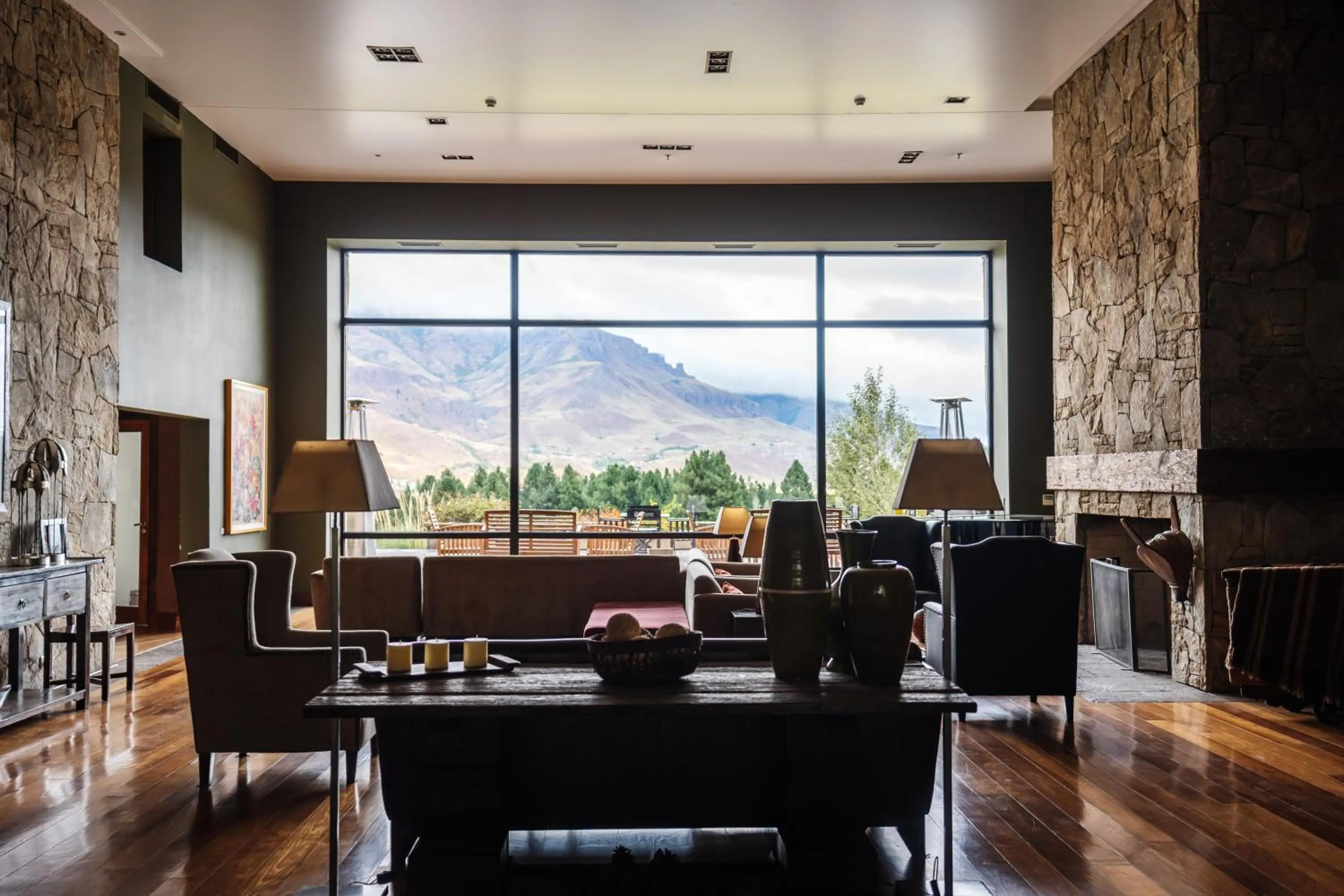 Living room in Loi Suites Chapelco Hotel