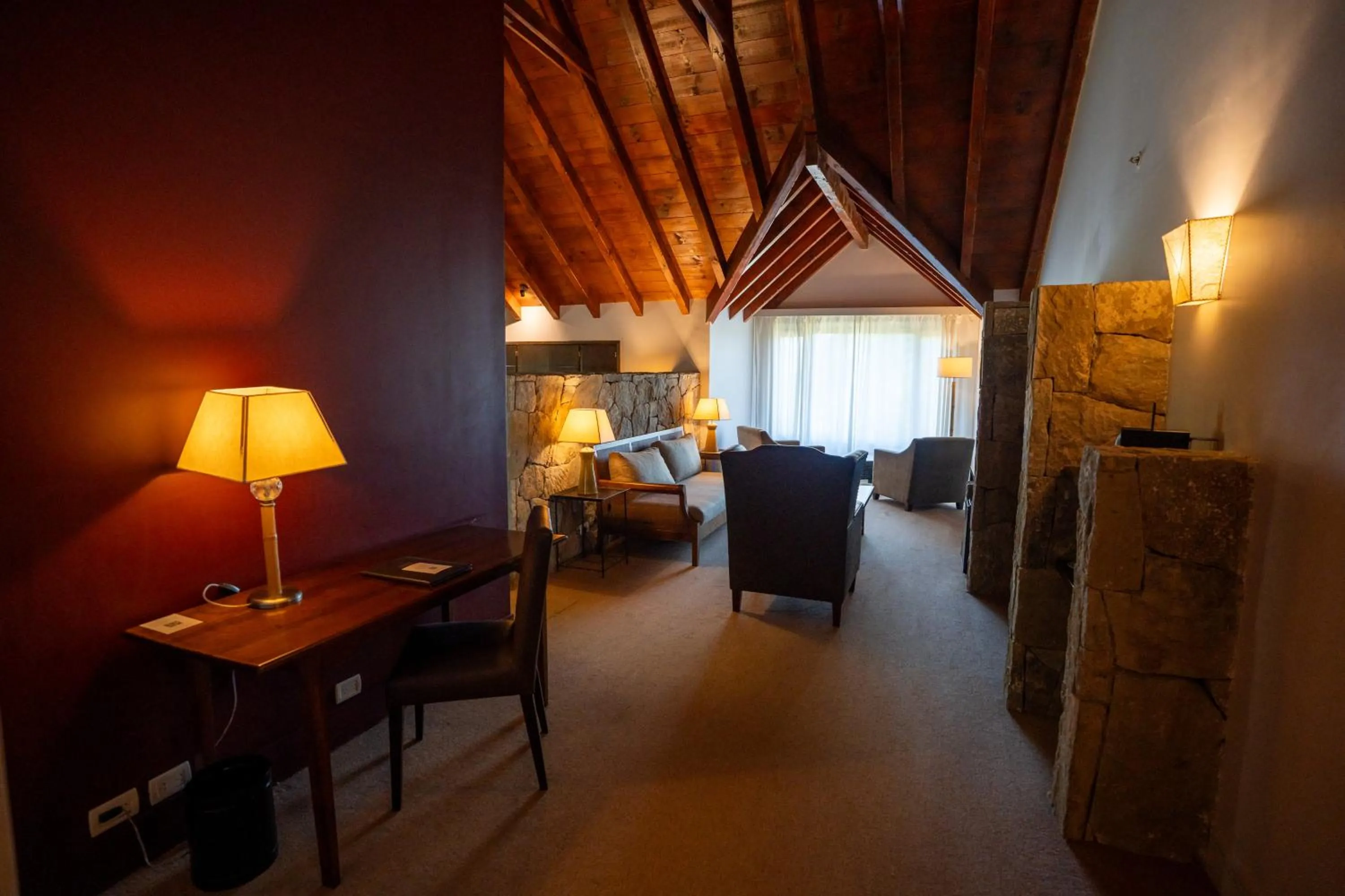 Living room in Loi Suites Chapelco Hotel