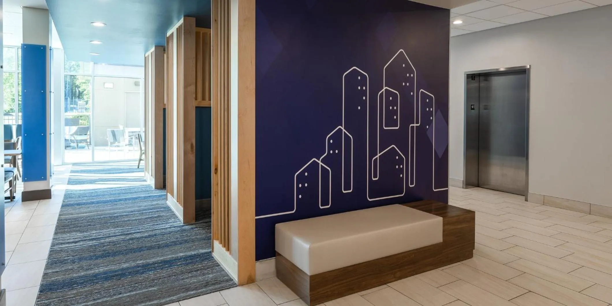 Decorative detail in Holiday Inn Express & Suites Greenwood Mall by IHG