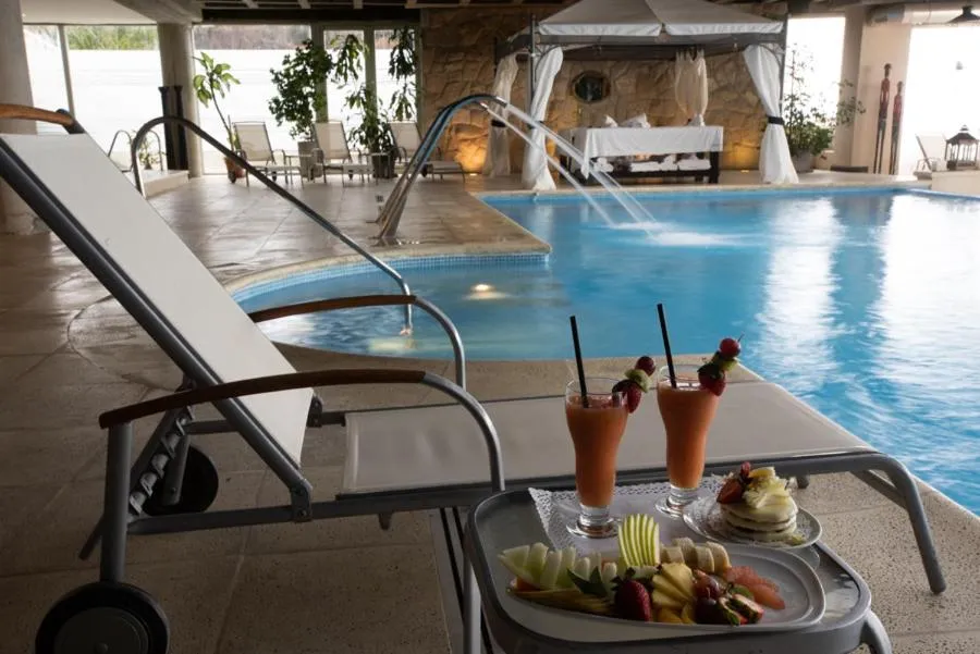 Swimming pool in Cacique Inacayal Lake Hotel & Spa