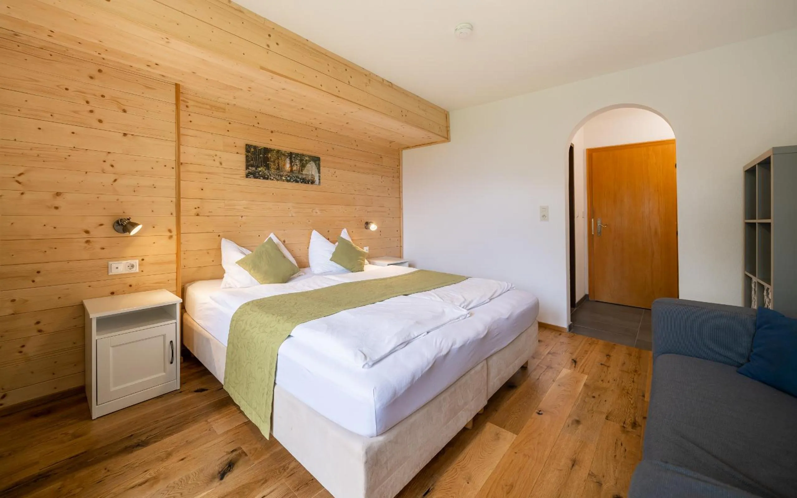 Bedroom, Bed in Pension Hofweyer