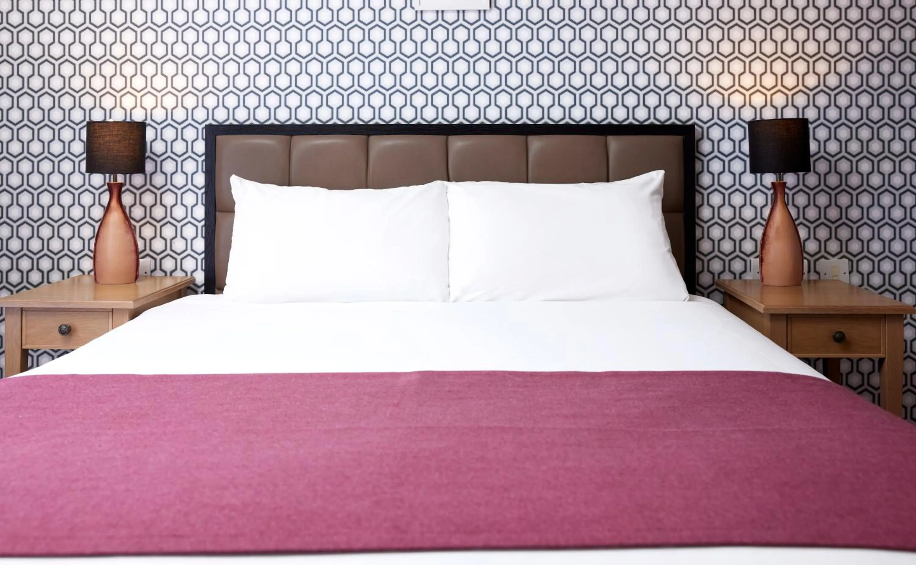 Bedroom, Bed in The Bushel by Greene King Inns