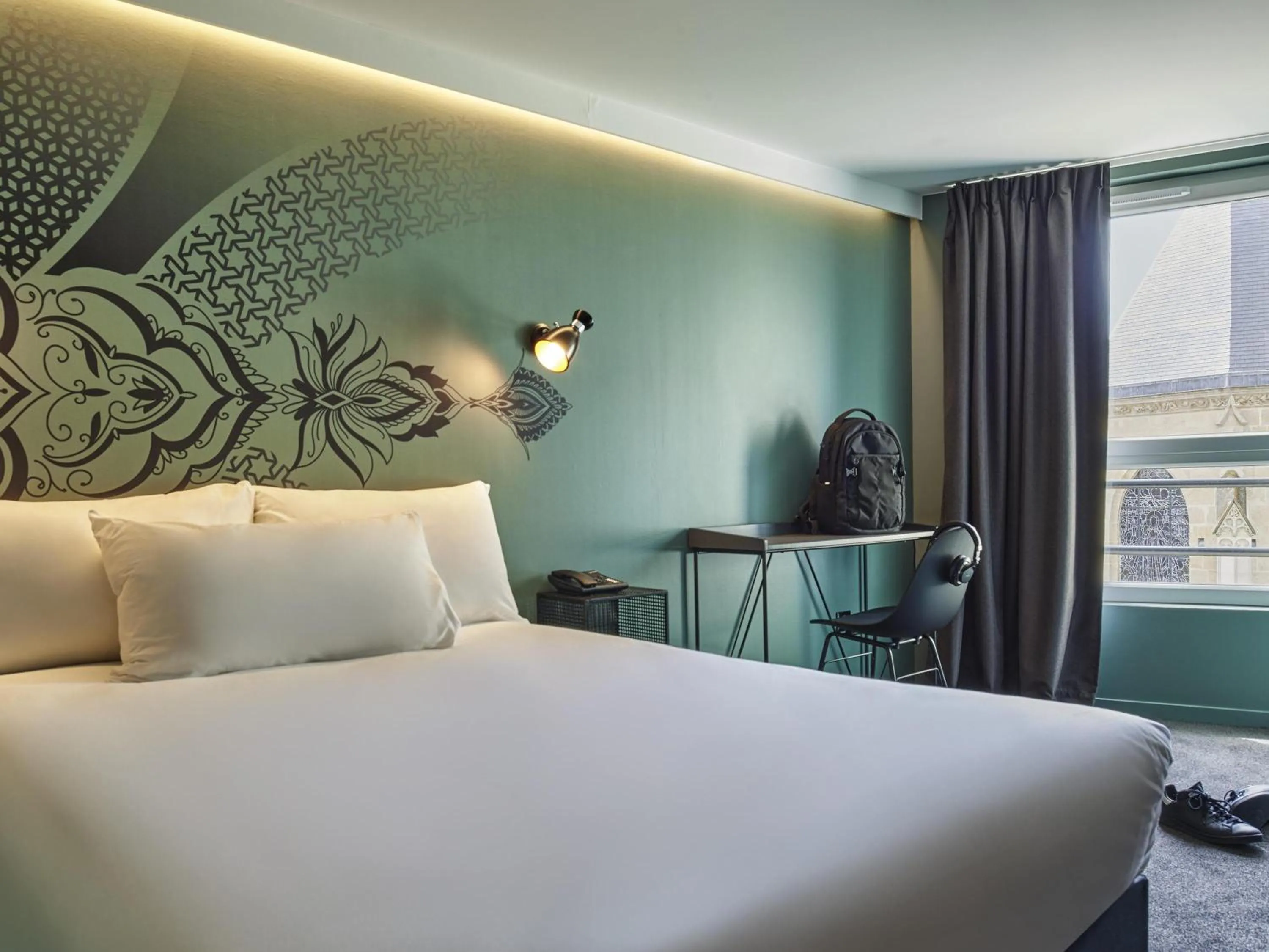 Bedroom, Bed in Ibis Styles Paris Gare de l'Est Magenta