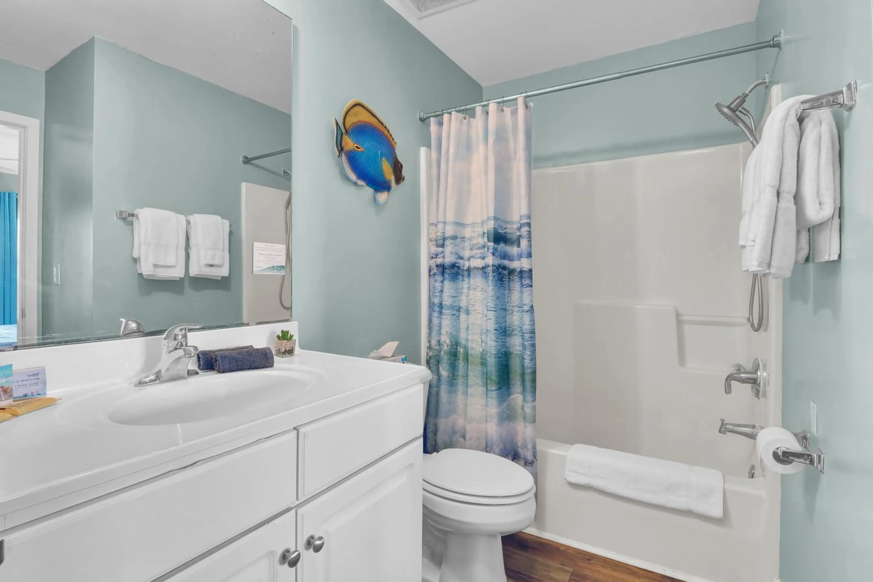 Shower in Sandpeddler Inn and Suites