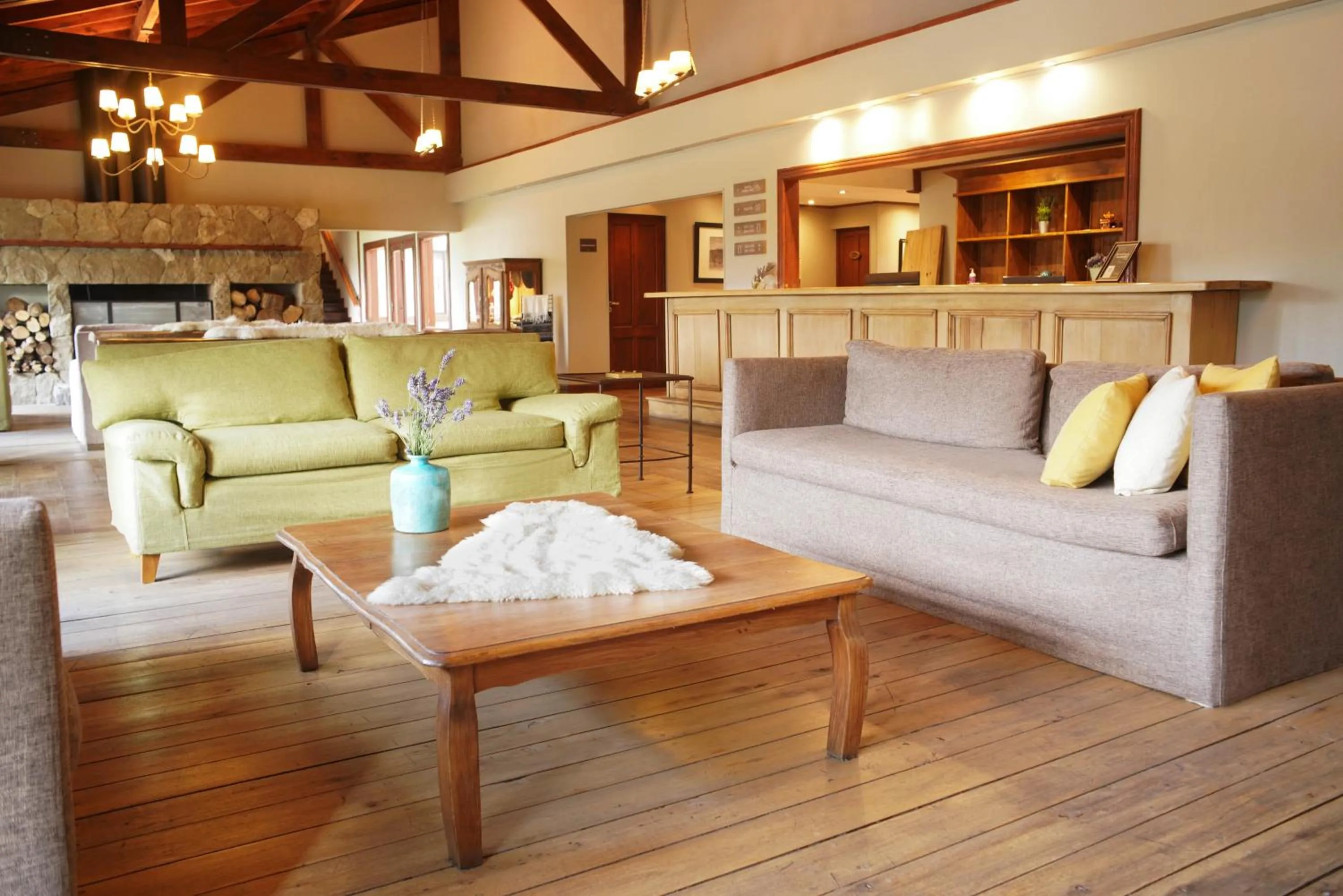 Living room in Rincón del Calafate