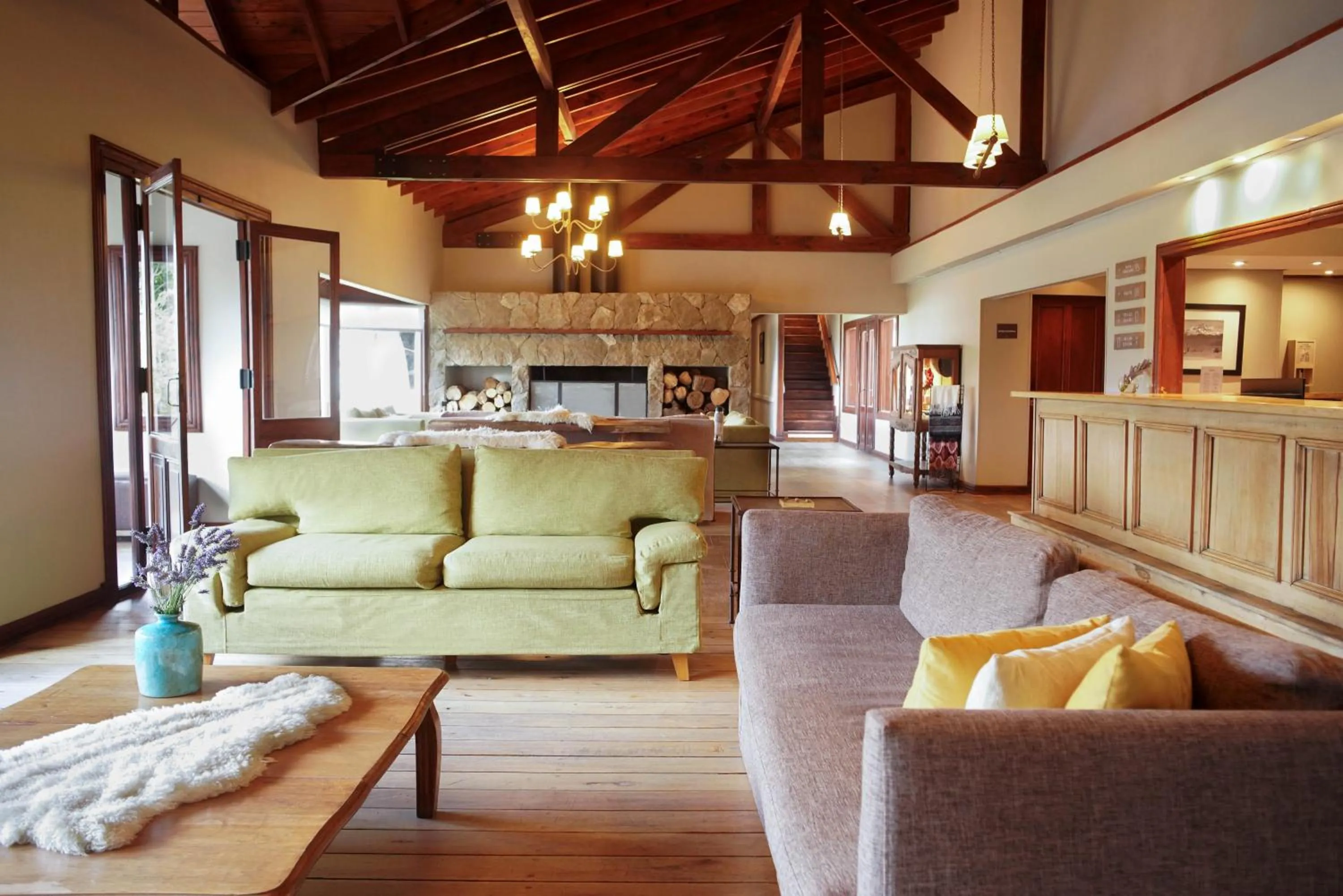Living room in Rincón del Calafate