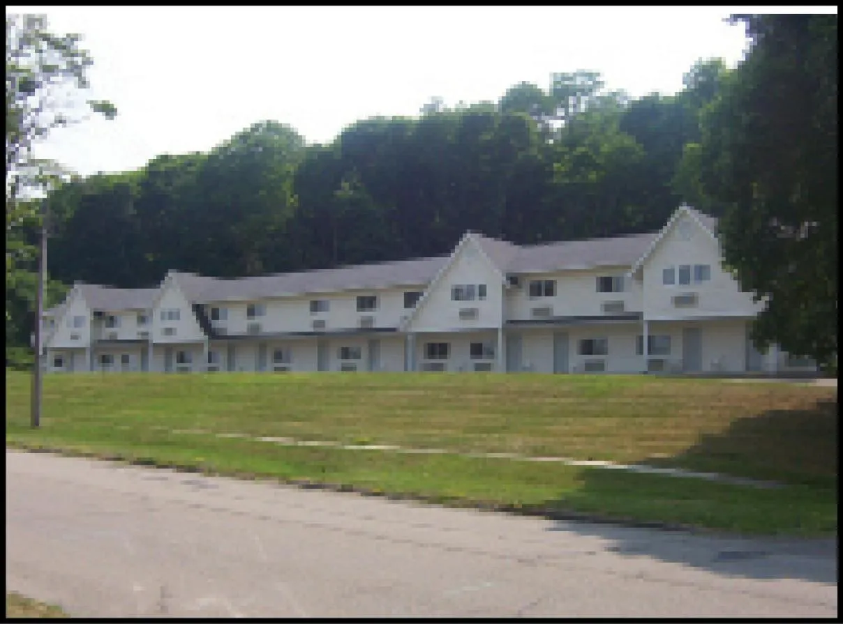 Property building in The Falls Motel