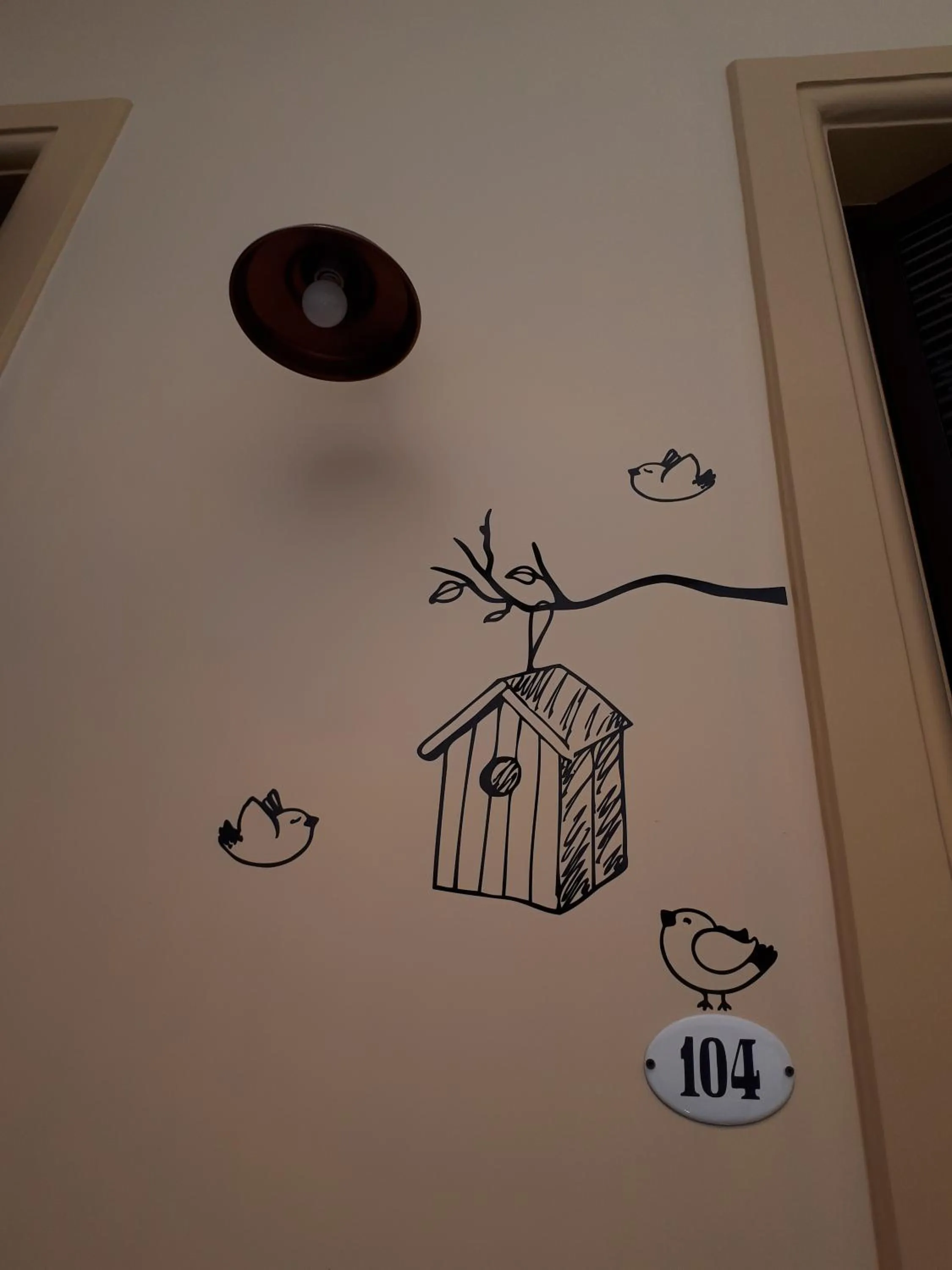 Decorative detail in Sabatico Travelers Hostel & Guesthouse