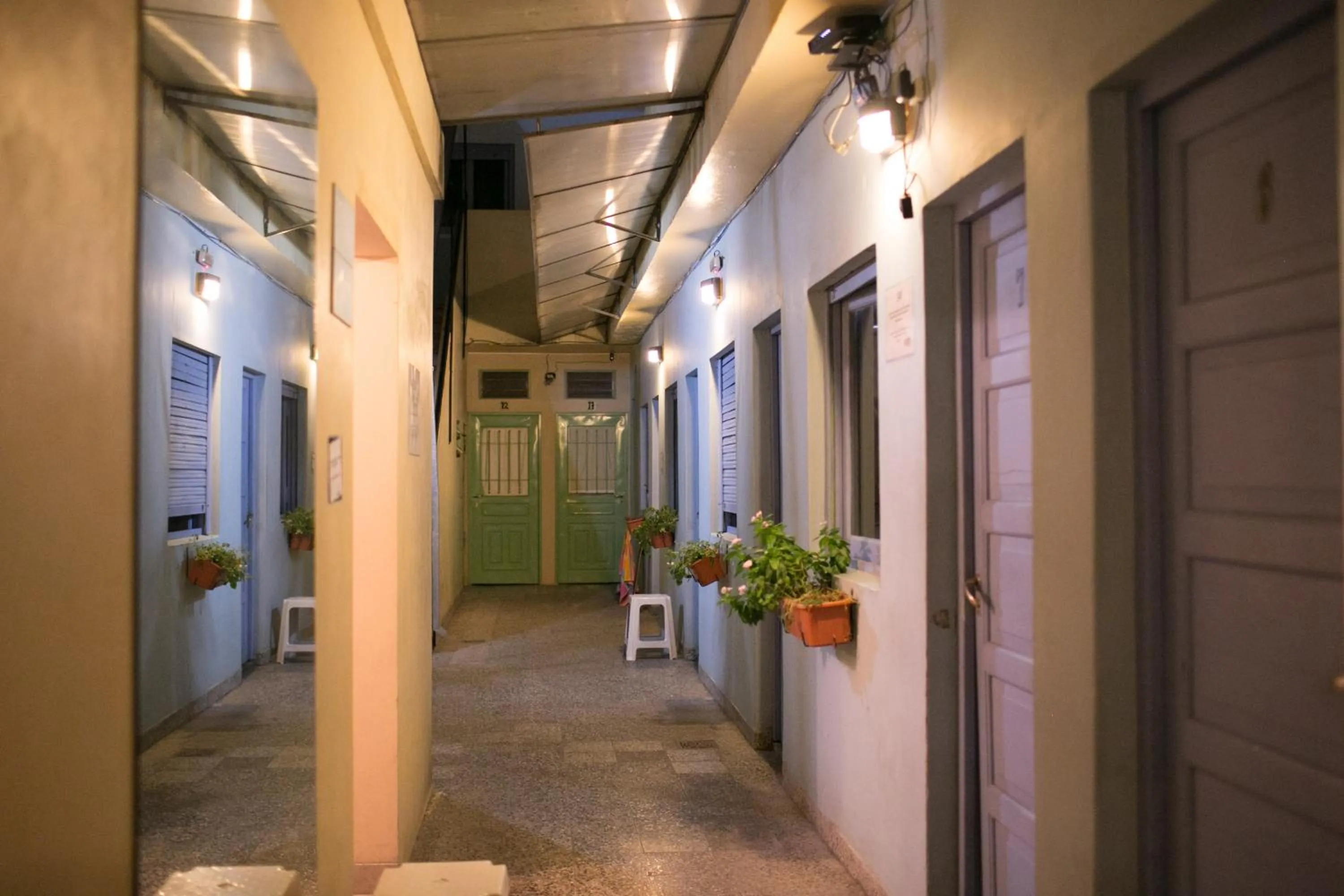 Patio in Sabatico Travelers Hostel & Guesthouse