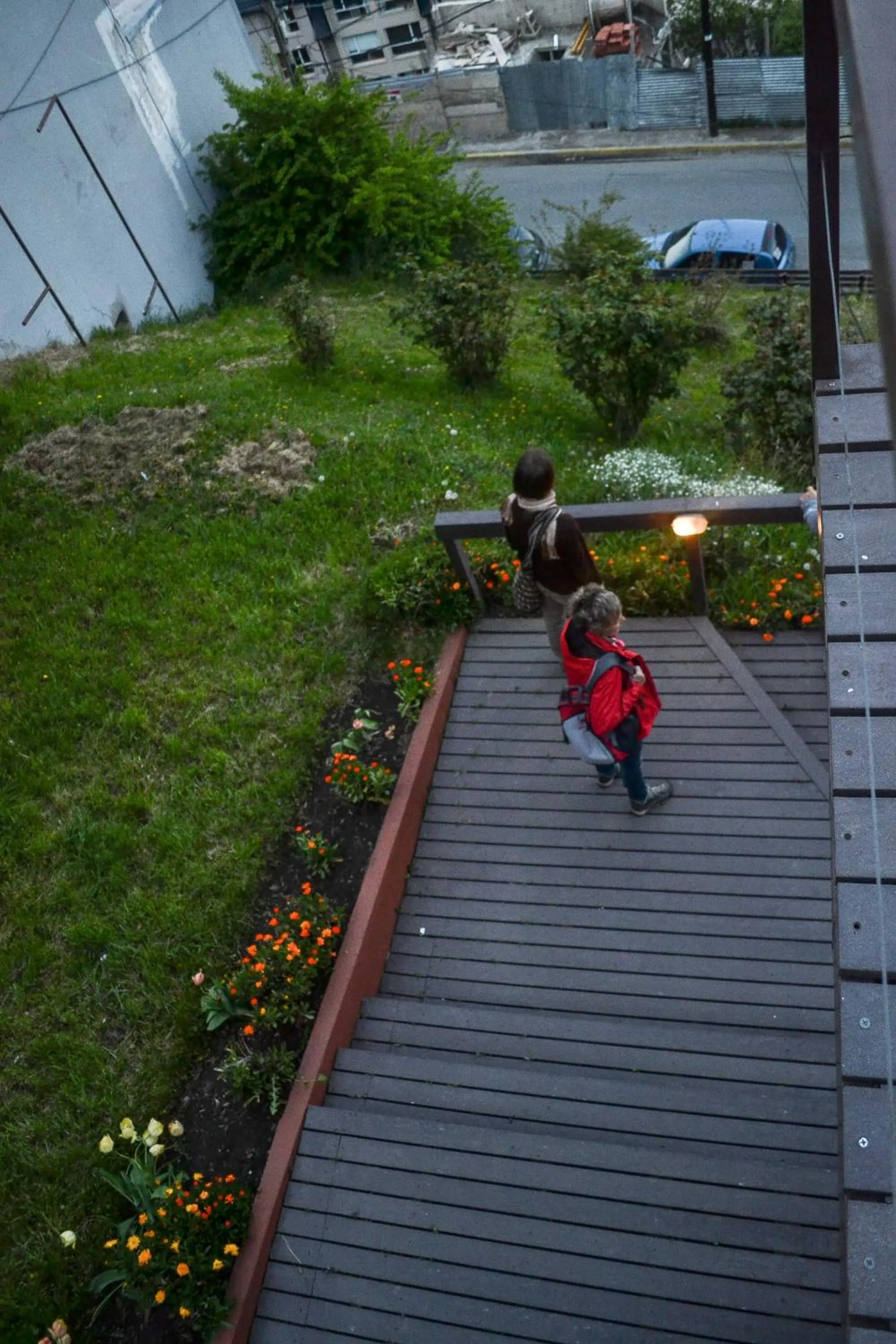 Patio in Hostel Inn Bariloche