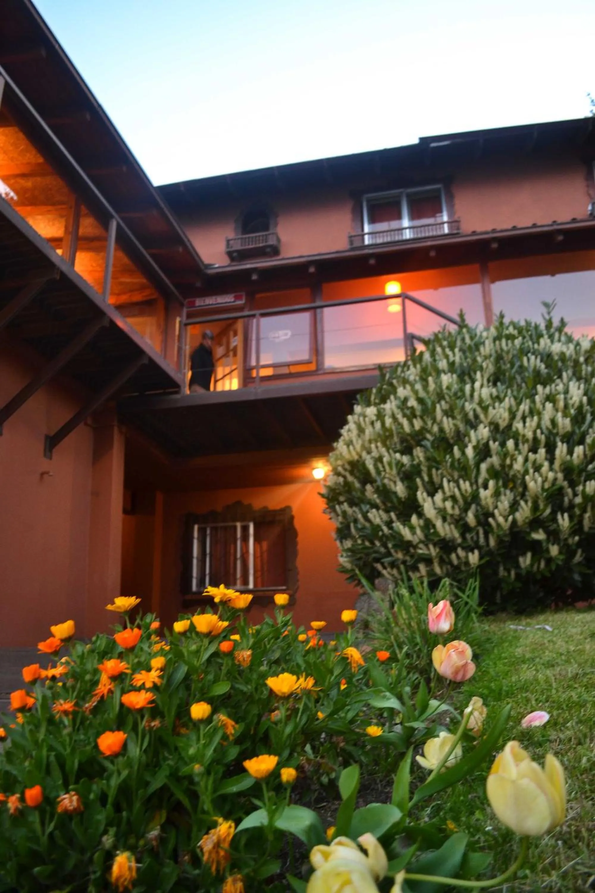 Garden view in Hostel Inn Bariloche