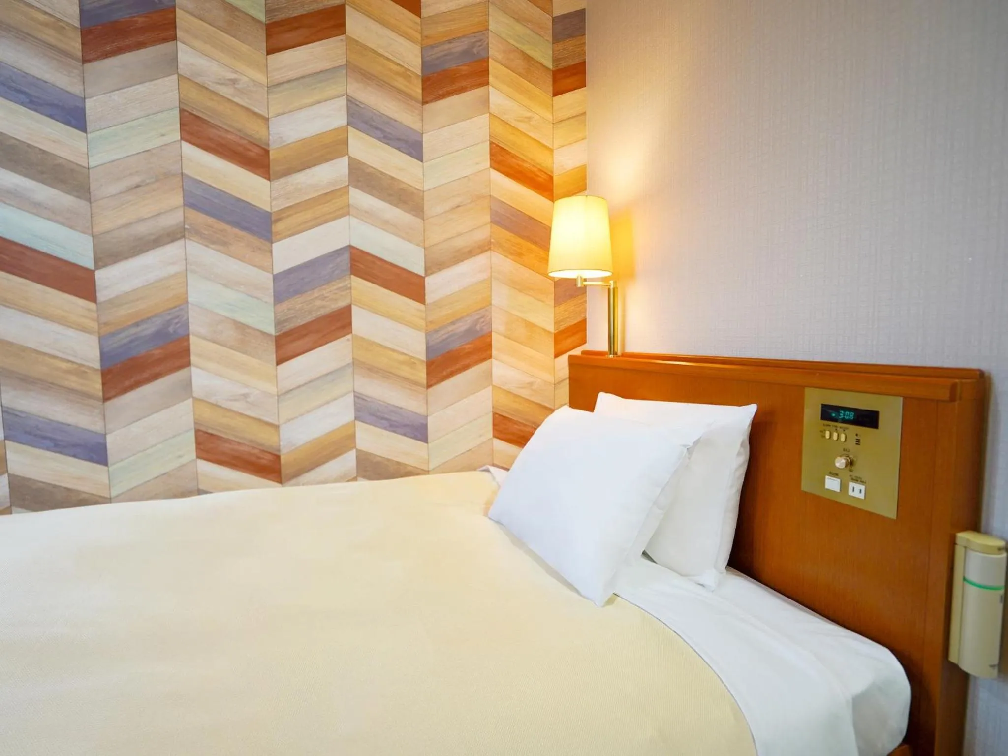 Photo of the whole room, Bed in Hotel New Gaea Iizuka