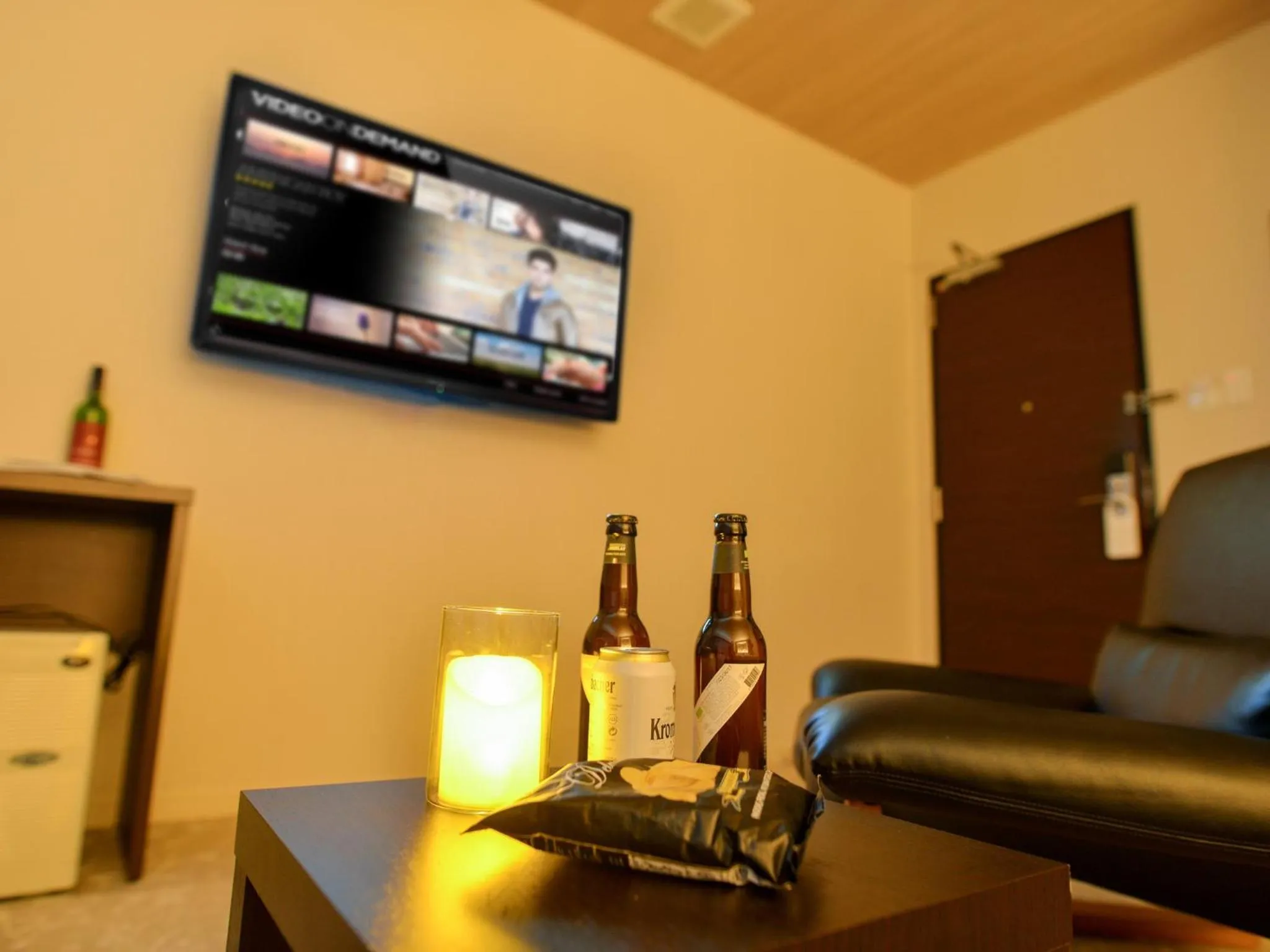 Bed in Hotel New Gaea Iizuka