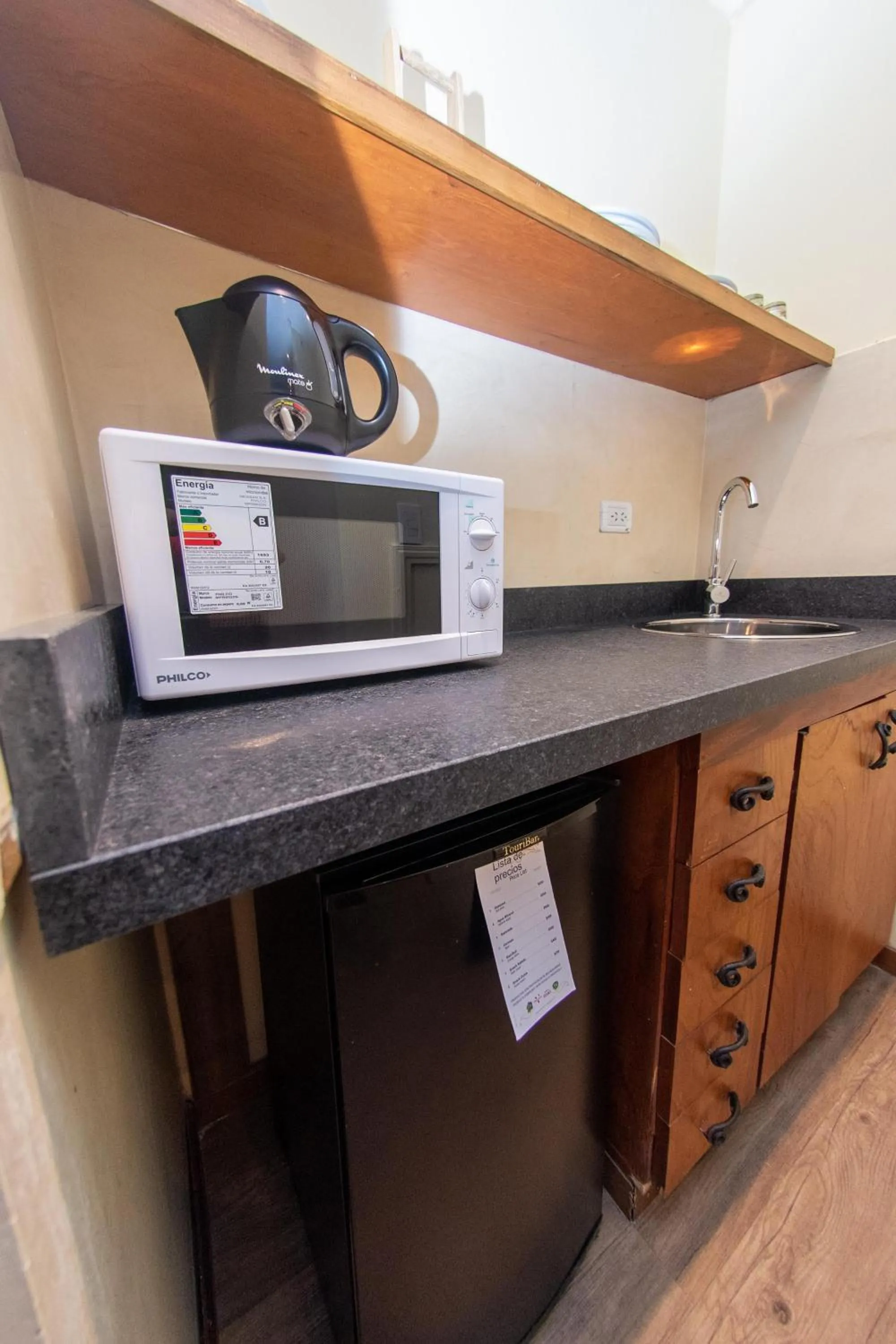 minibar in Del Bosque Apart Hotel