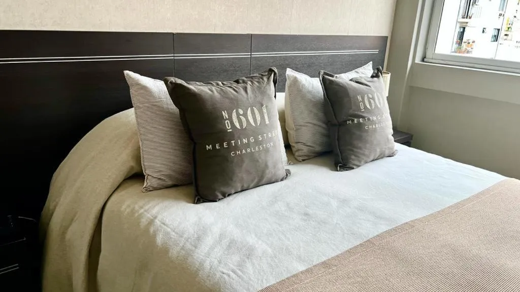 Bed in Sarum Hotel Design