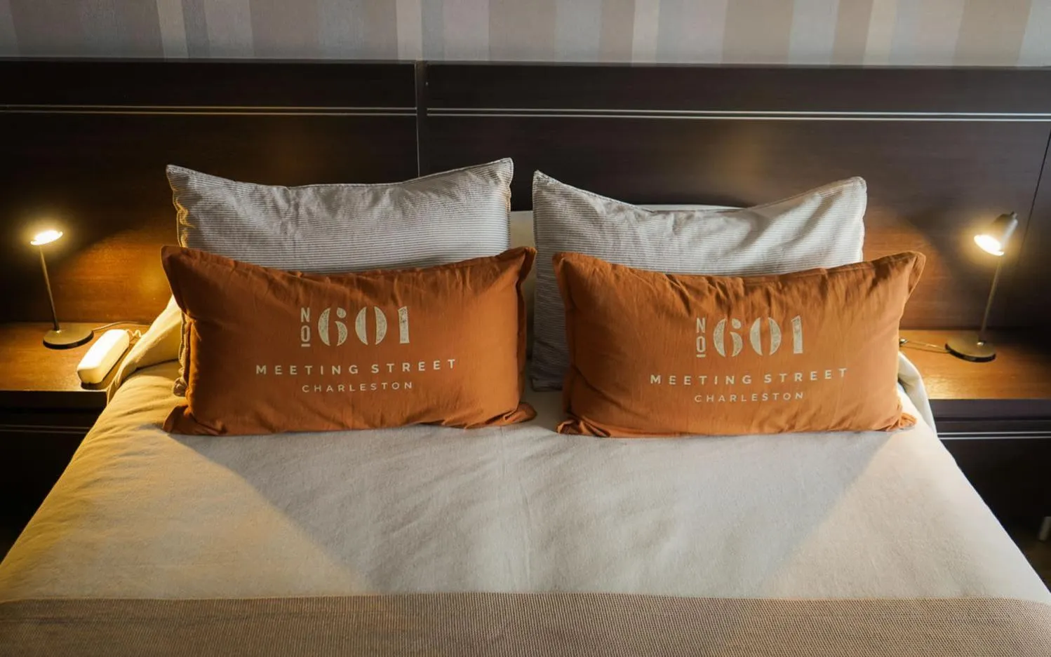 Bed in Sarum Hotel Design