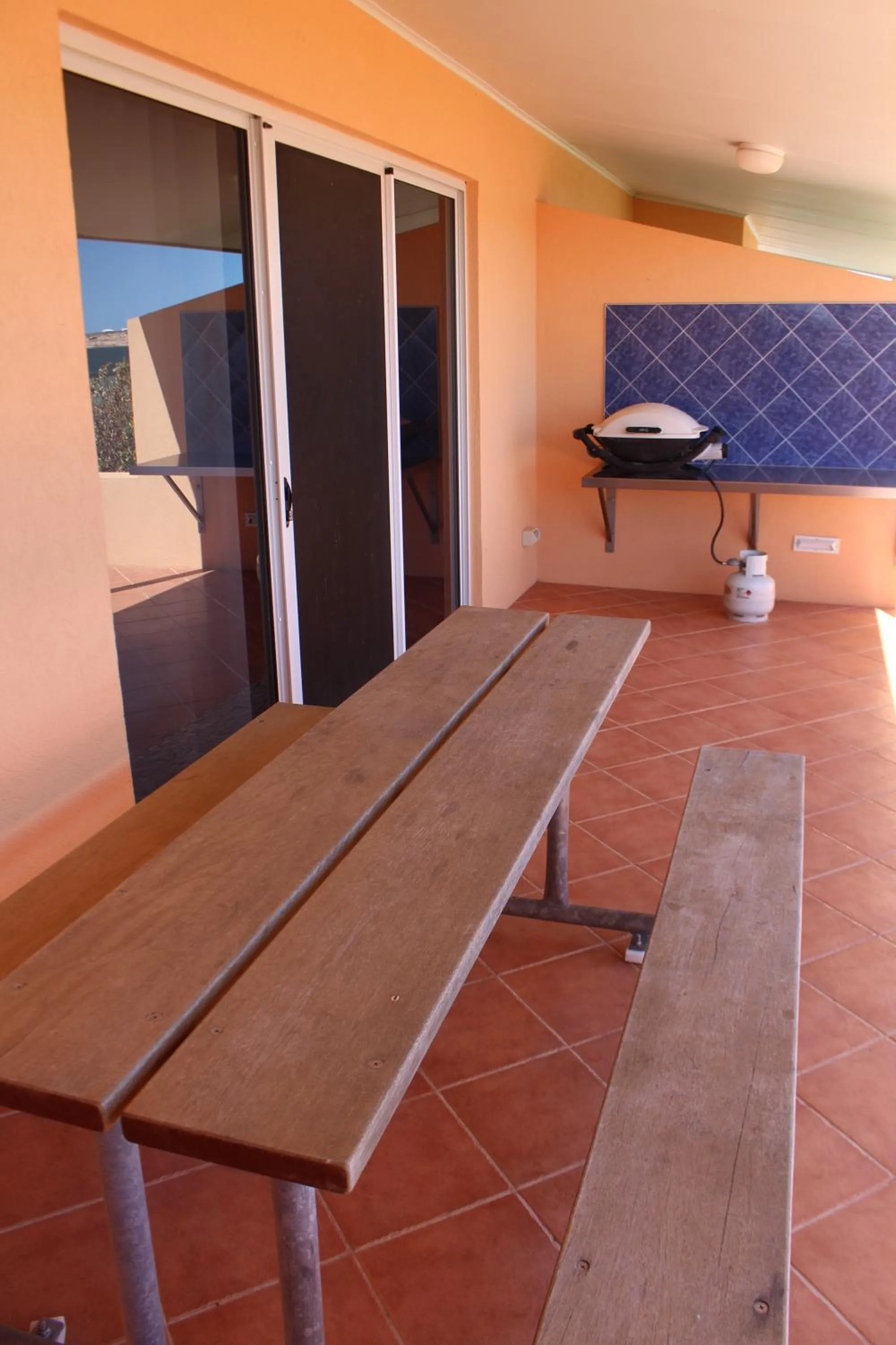 Patio in Ceduna Shelly Beach Caravan Park
