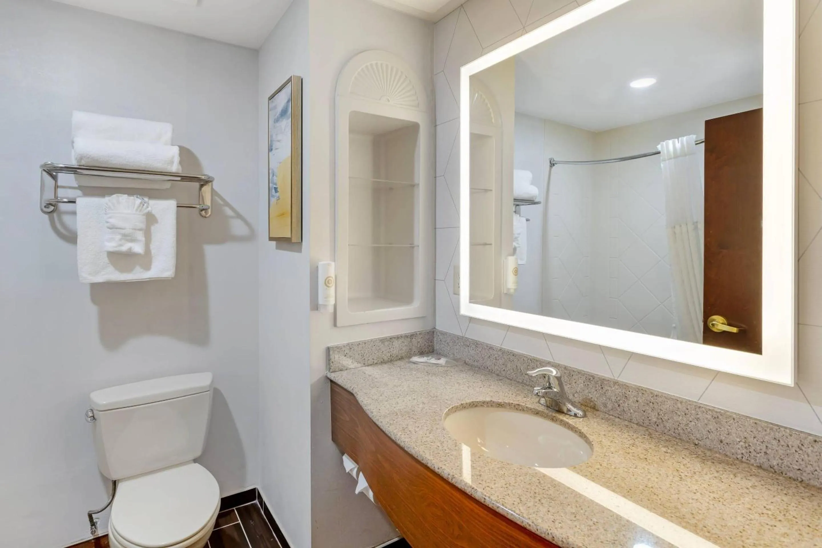 Bathroom in Comfort Suites East Brunswick - South River