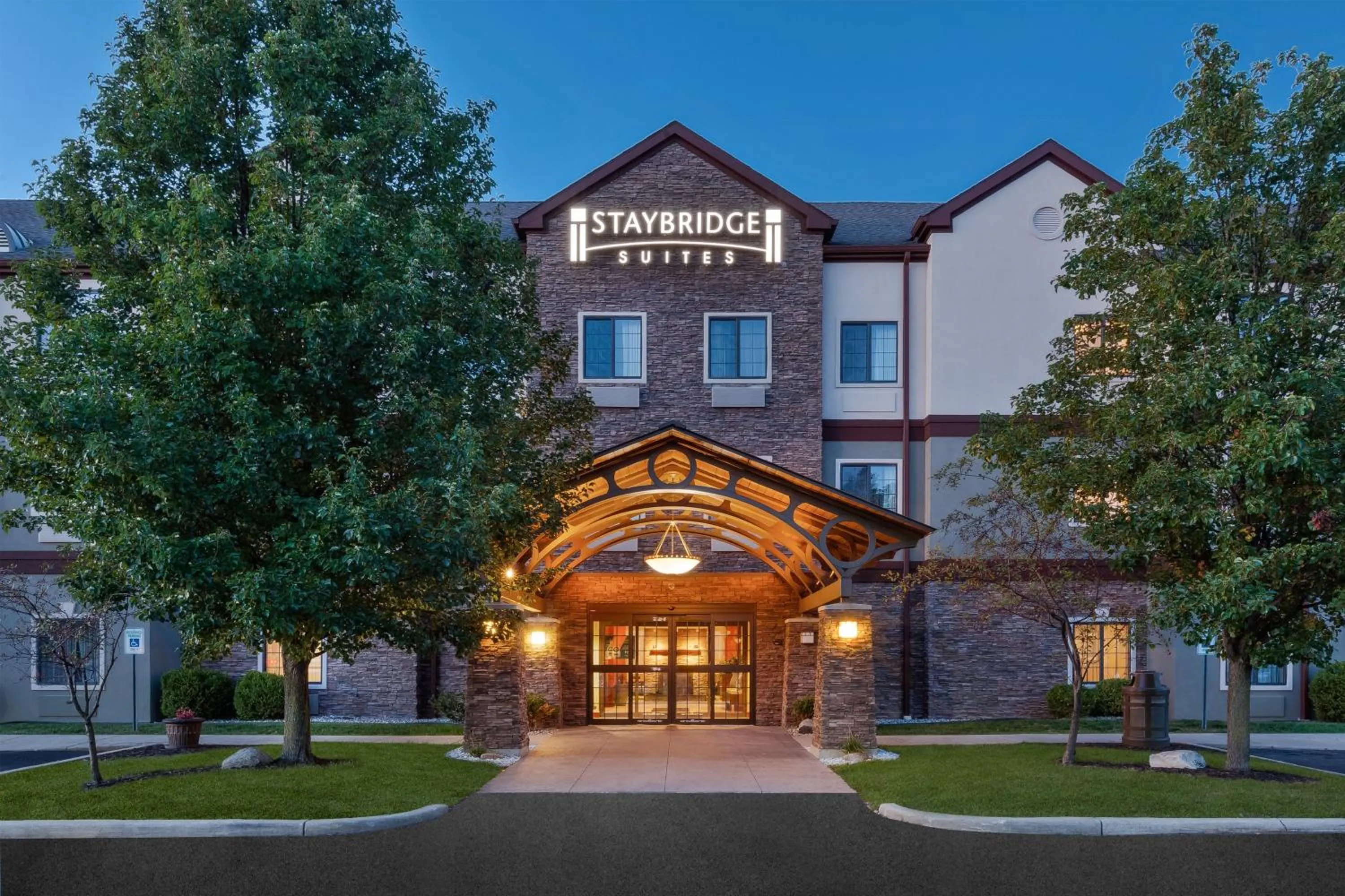 Property building in Staybridge Suites Kalamazoo by IHG