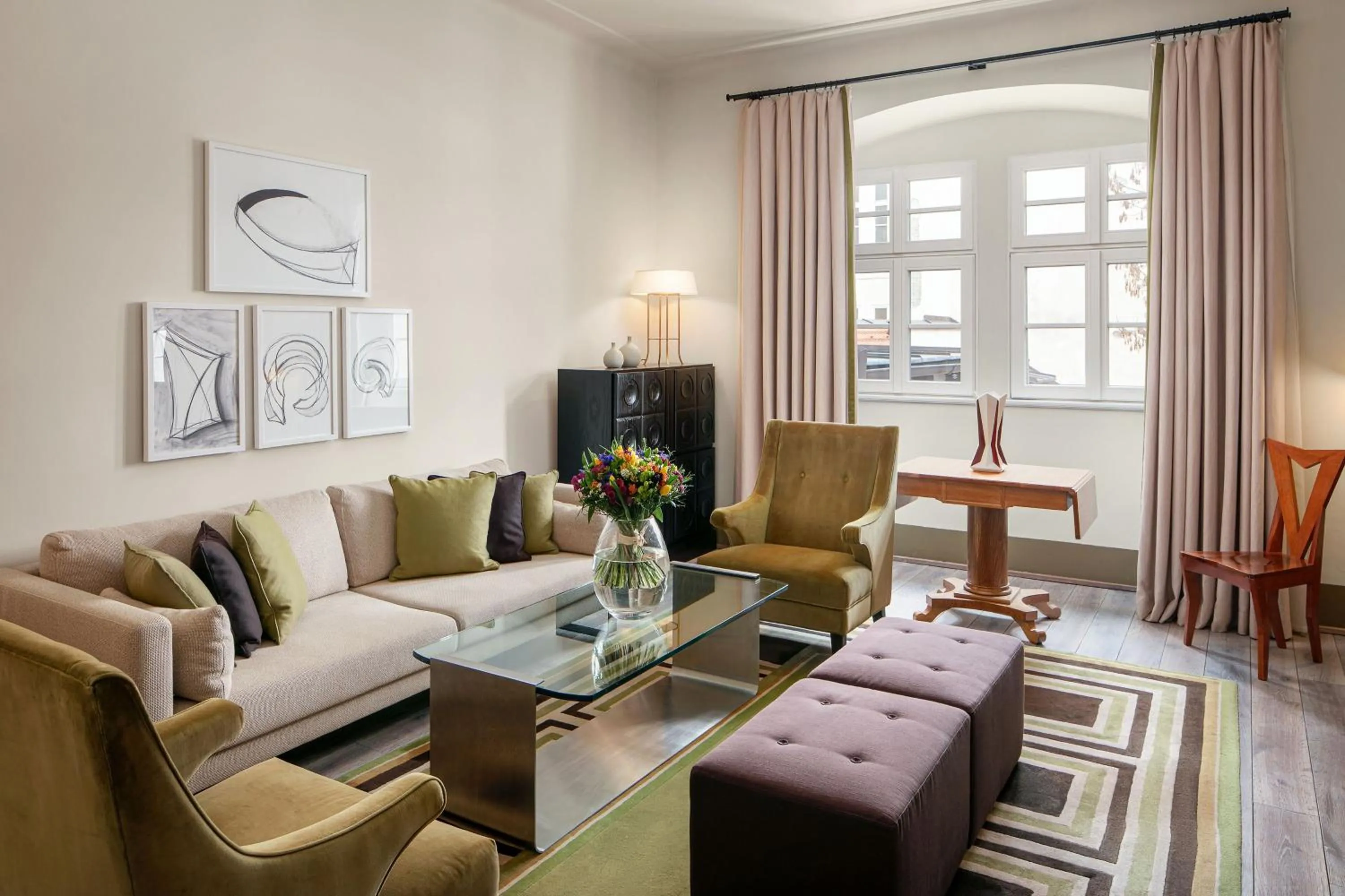 Living room in Augustine, a Luxury Collection Hotel, Prague