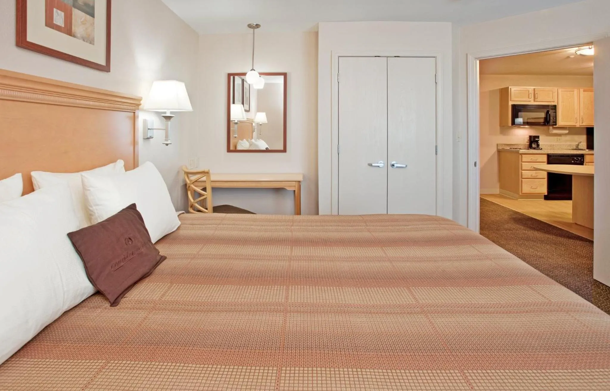 Photo of the whole room, Bed in Candlewood Suites Junction City - Ft. Riley by IHG